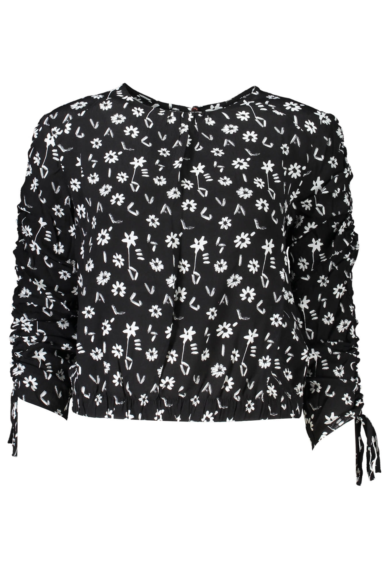 DESIGUAL LANGARMSHIRT DAMEN SCHWARZ