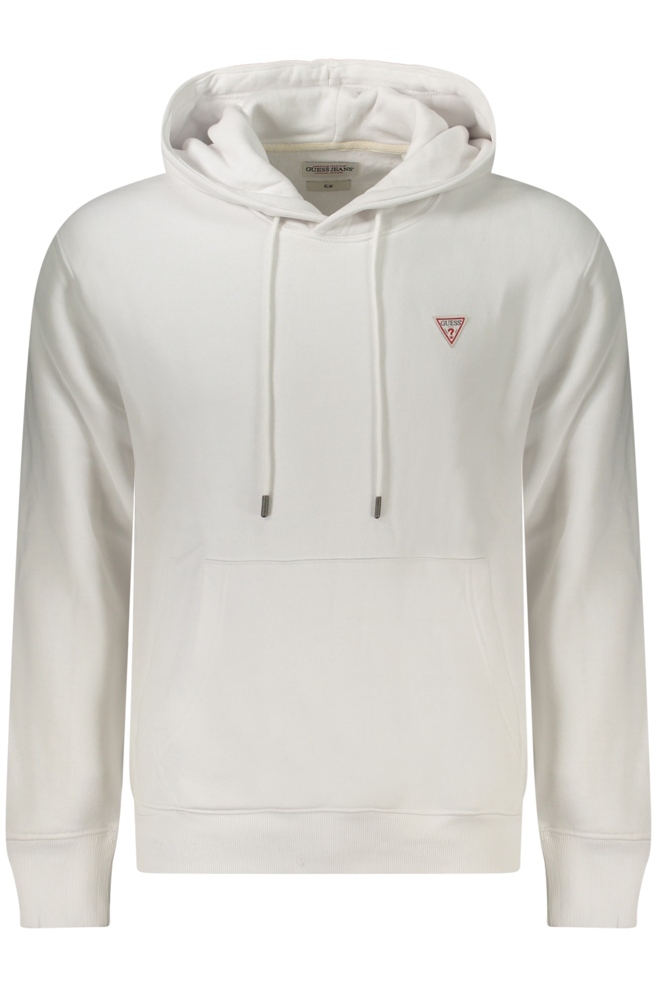 GUESS JEANS SWEATSHIRT OHNE REISSVERSCHLUSS HERREN WEISS