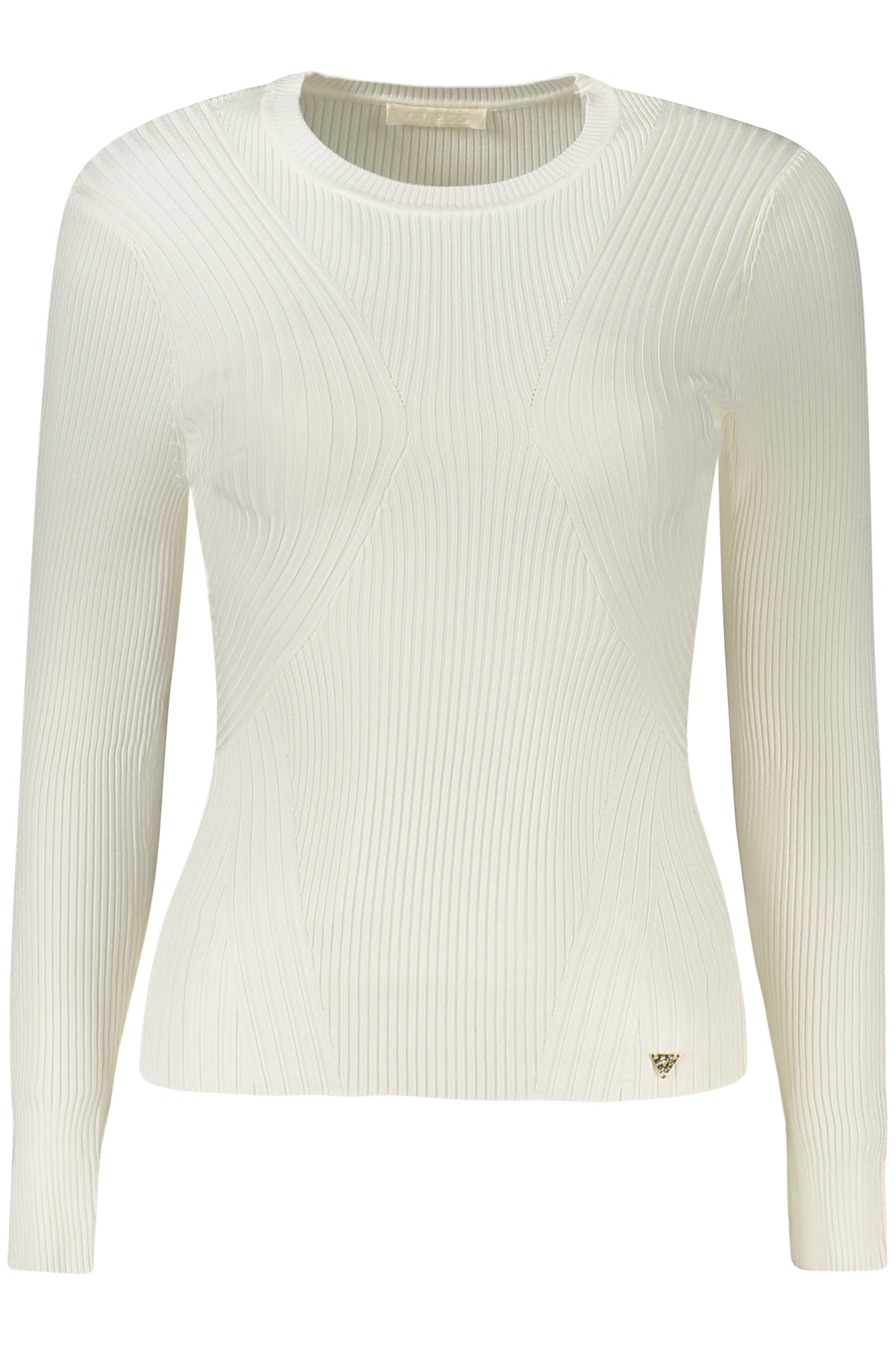 GUESS JEANS WEIßER PULLOVER FÜR DAMEN