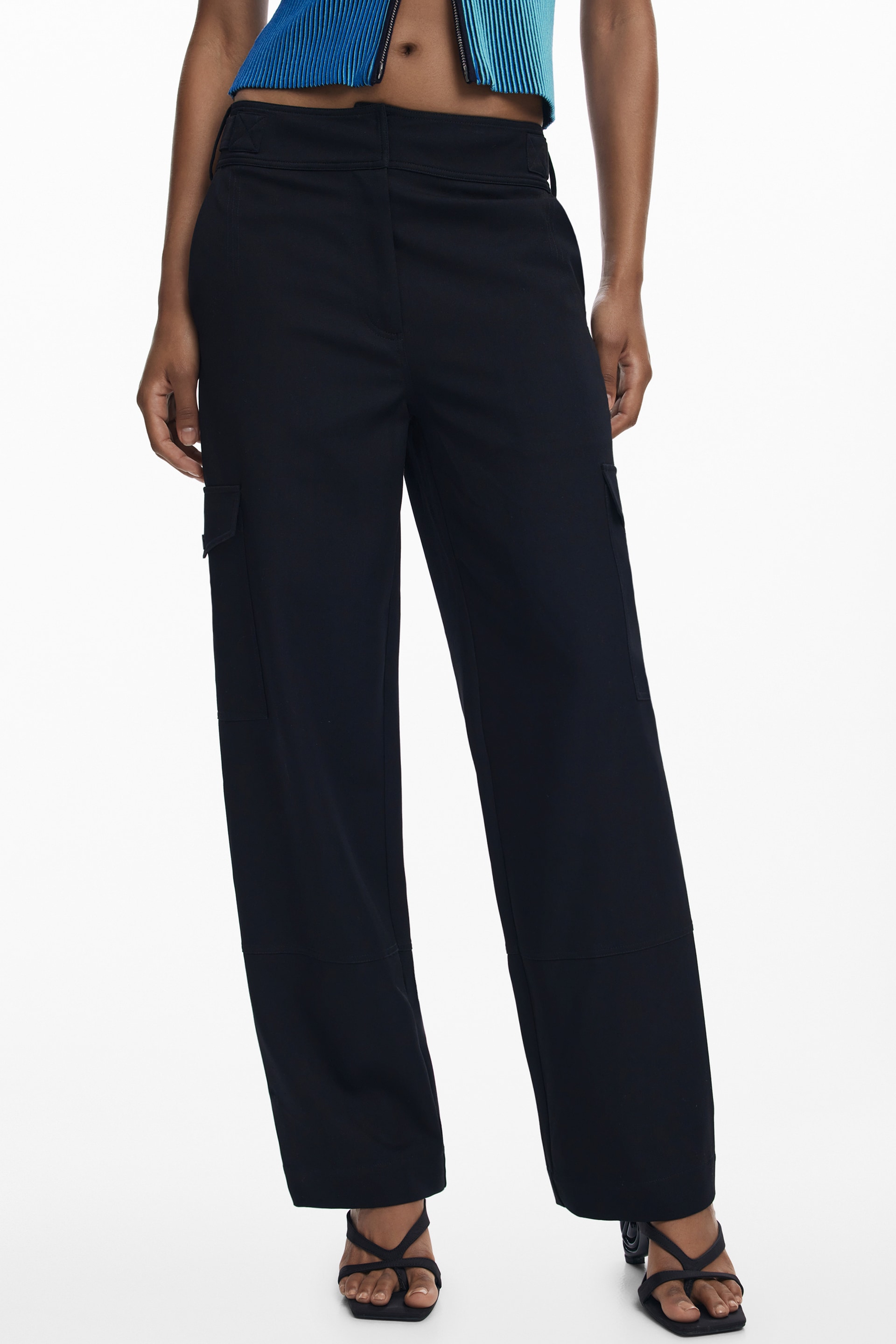 DESIGUAL DAMEN SCHWARZE HOSE