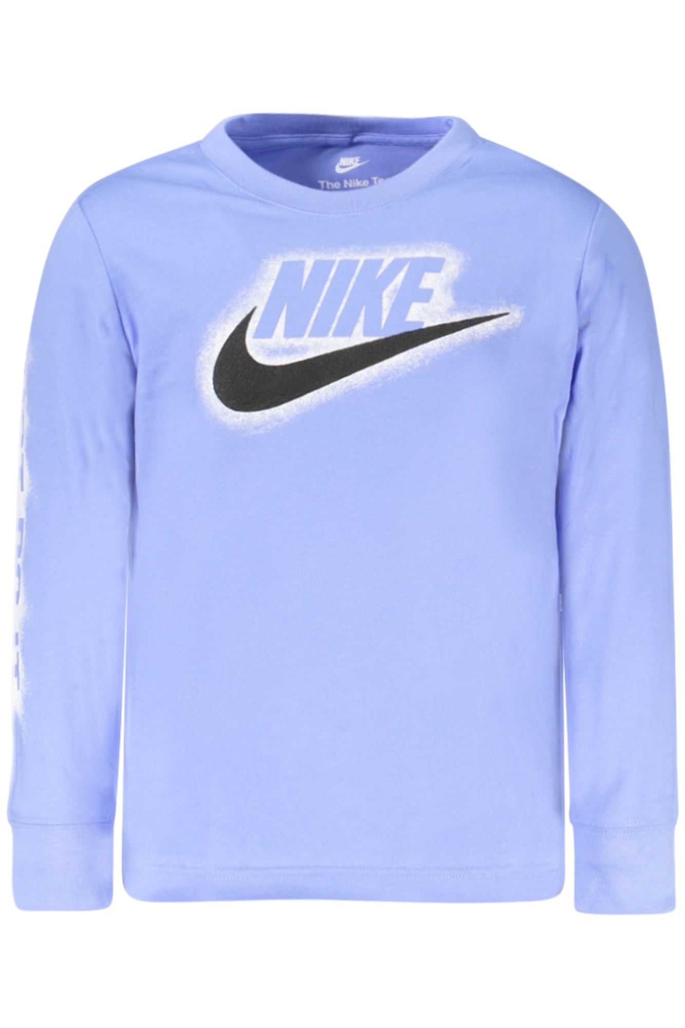 NIKE KINDER LANGARM-T-SHIRT, BLAU
