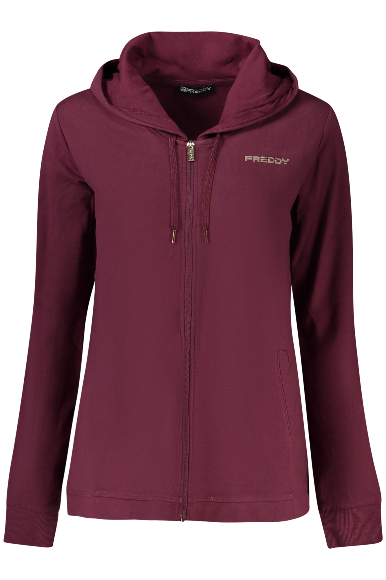 FREDDY LILA DAMEN-SWEATSHIRT MIT REISSVERSCHLUSS