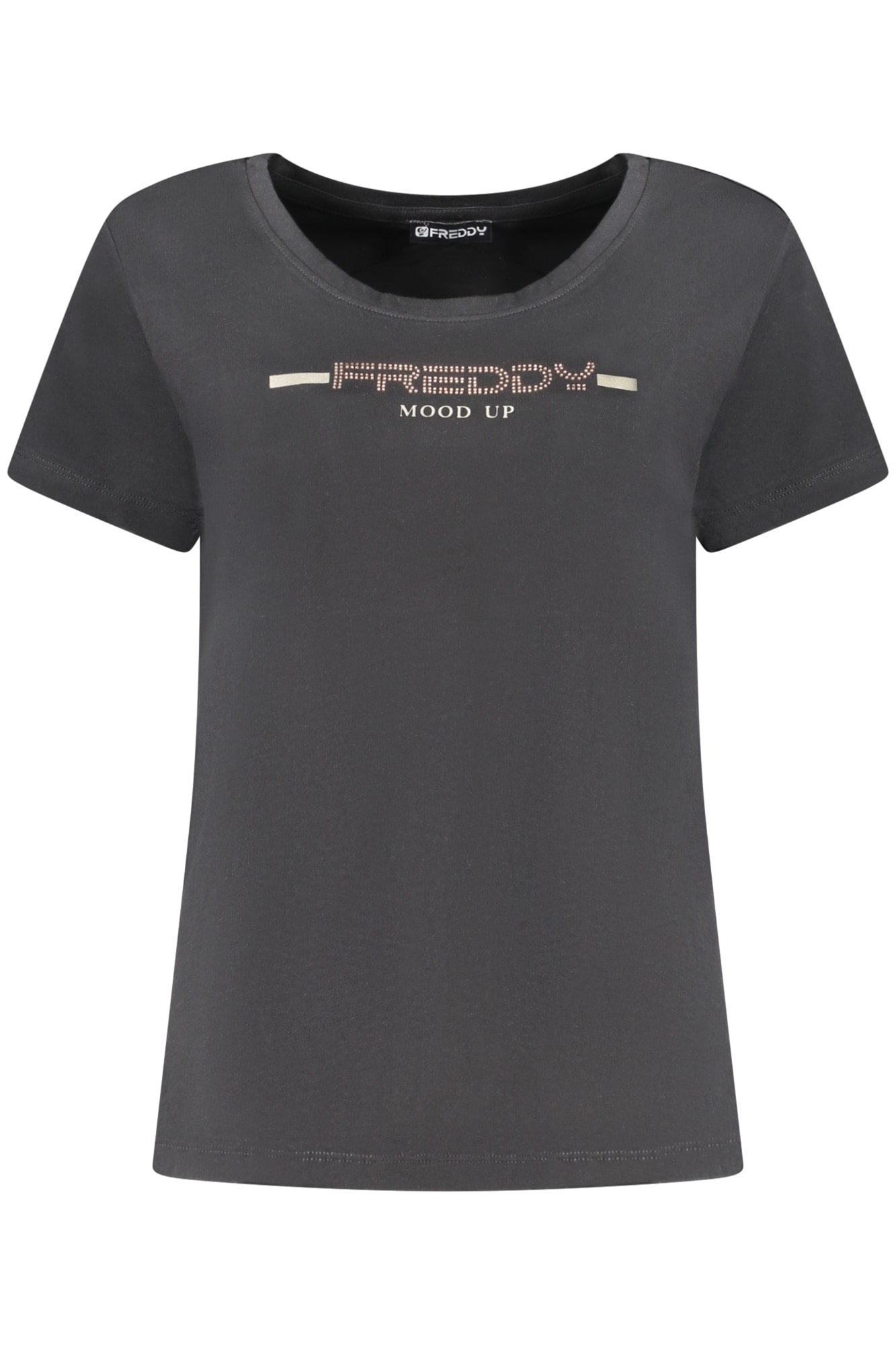 FREDDY DAMEN KURZARM T-SHIRT SCHWARZ