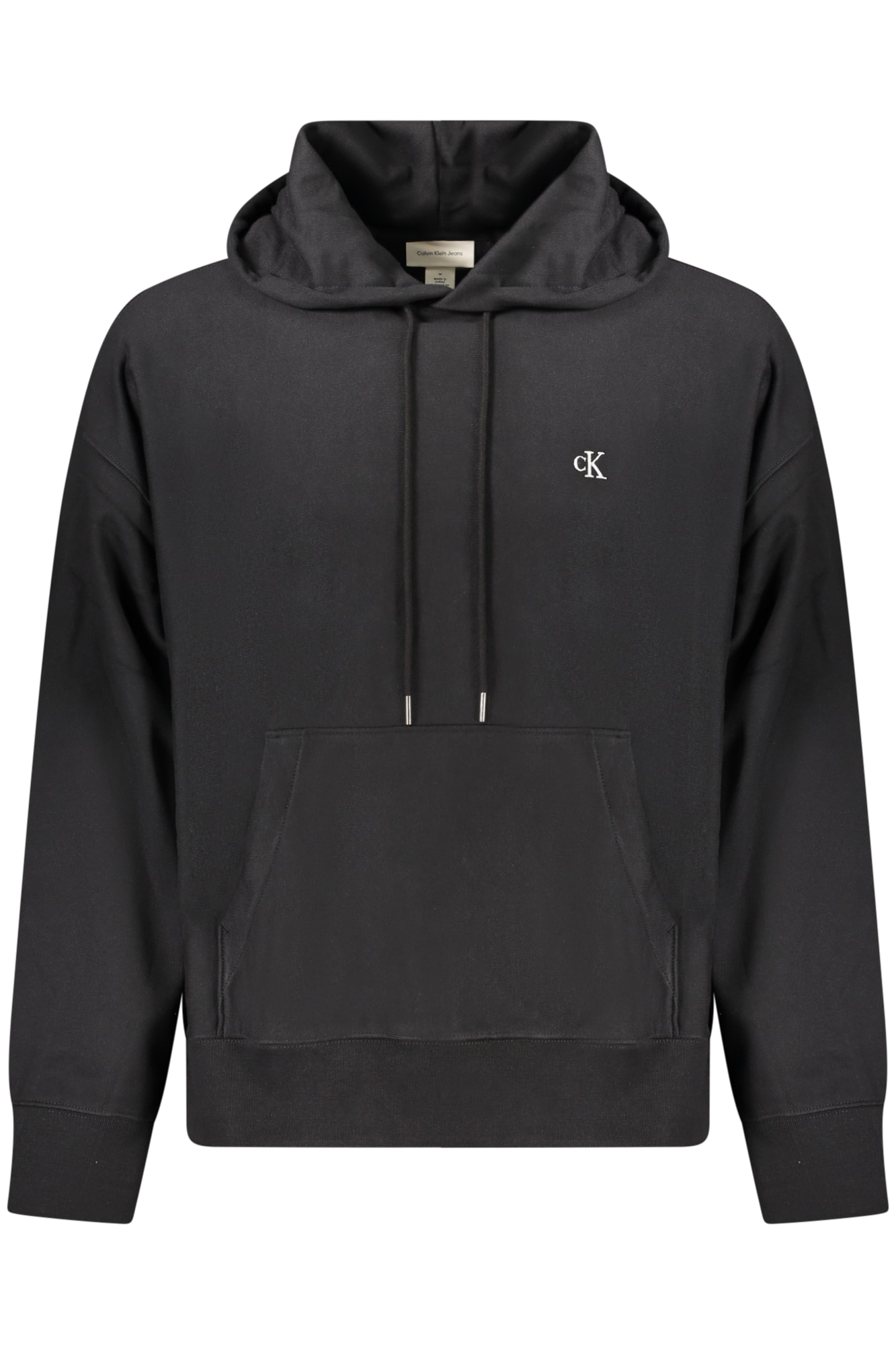 CALVIN KLEIN HERREN-SWEATSHIRT MIT REISSVERSCHLUSS SCHWARZ