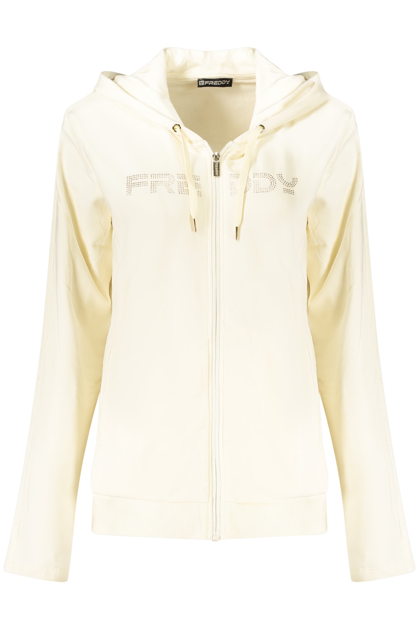 FREDDY WEISSES DAMEN-SWEATSHIRT MIT REISSVERSCHLUSS