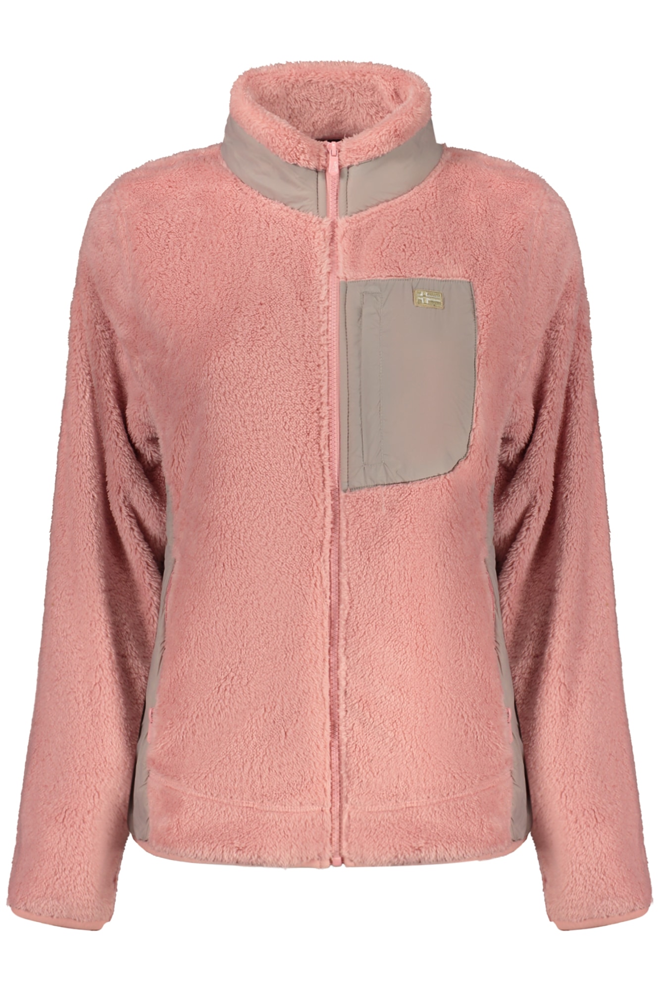 NORWEGEN 1963 ROSA DAMEN-SWEATSHIRT MIT REISSVERSCHLUSS