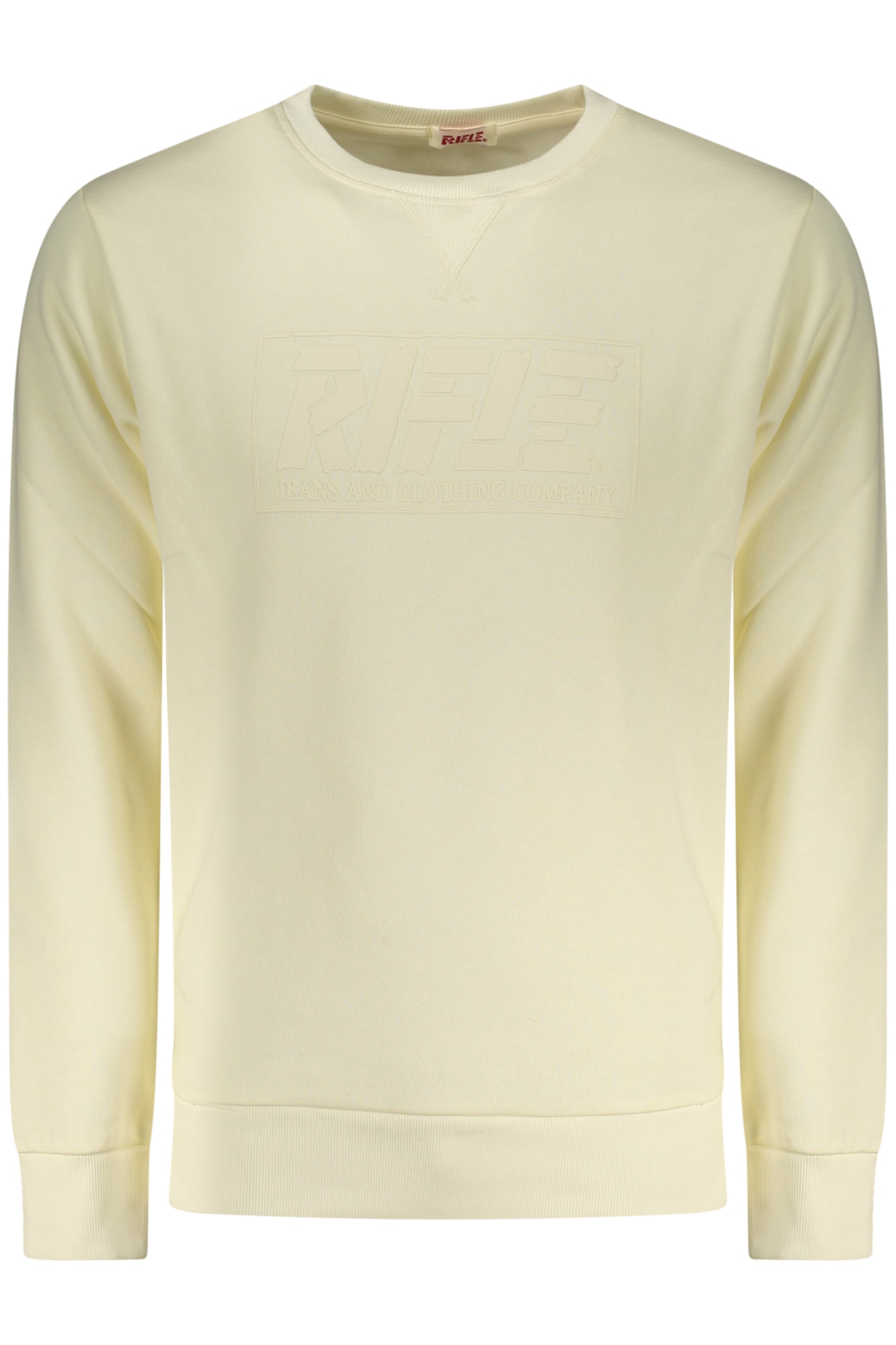 RIFLE HERREN-SWEATSHIRT MIT REISSVERSCHLUSS WEISS