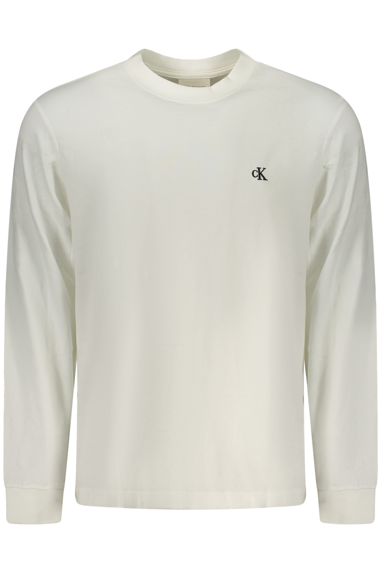 CALVIN KLEIN HERREN LANGARM-T-SHIRT WEISS