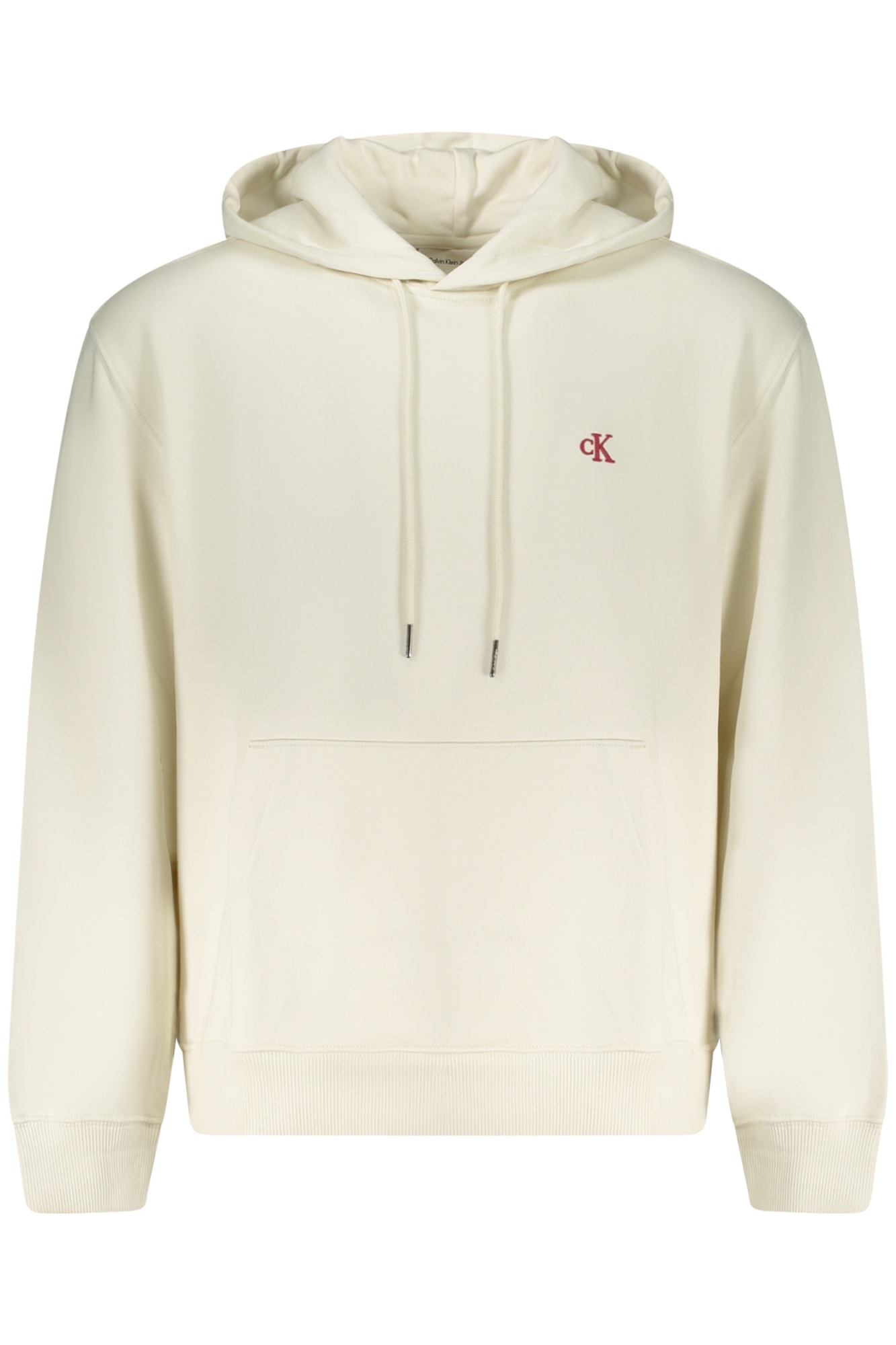 CALVIN KLEIN Herren-Sweatshirt mit Reißverschluss, weiß