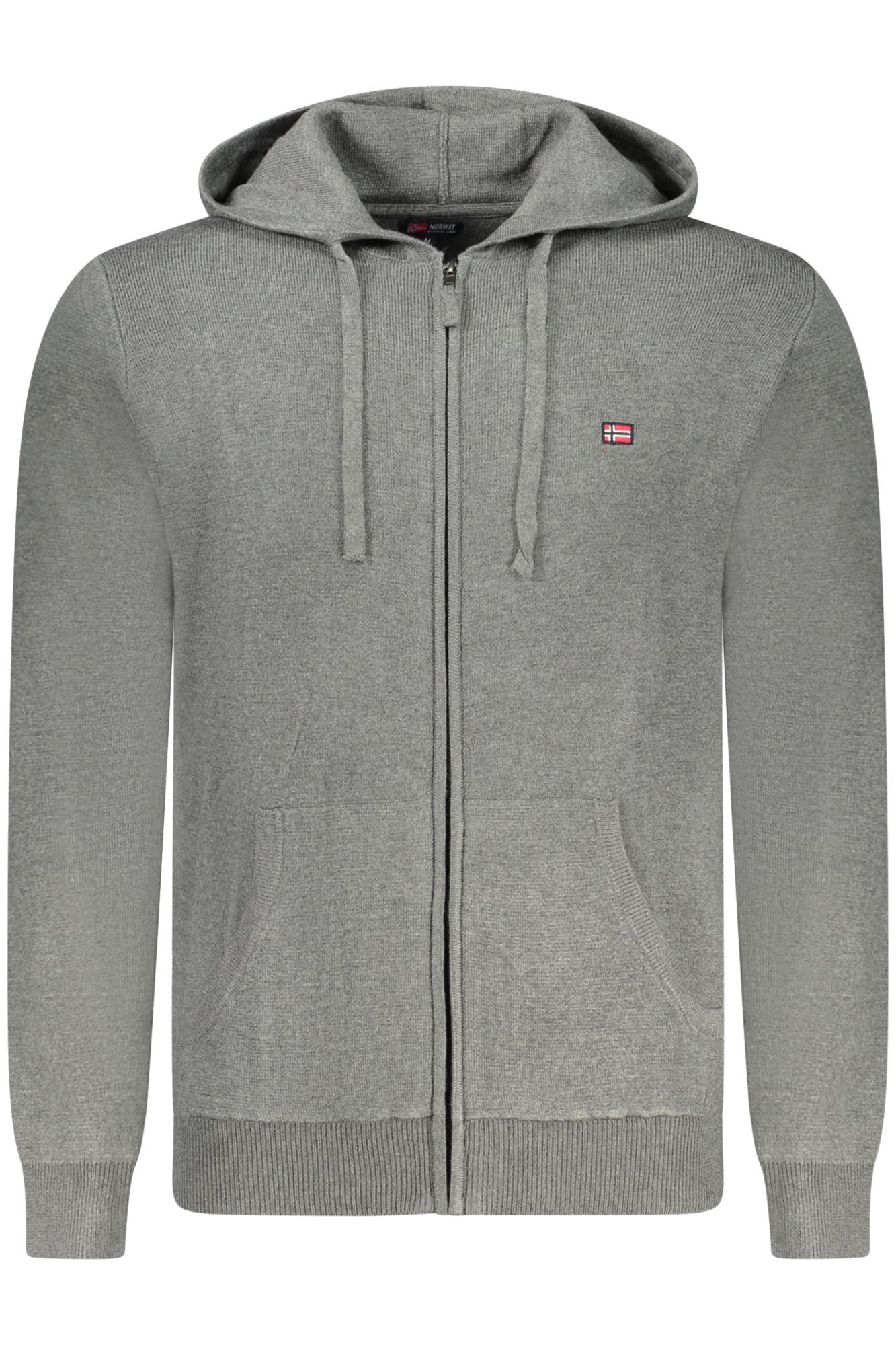 NORWEGEN 1963 GRAUER HERREN-STRICKJACKE