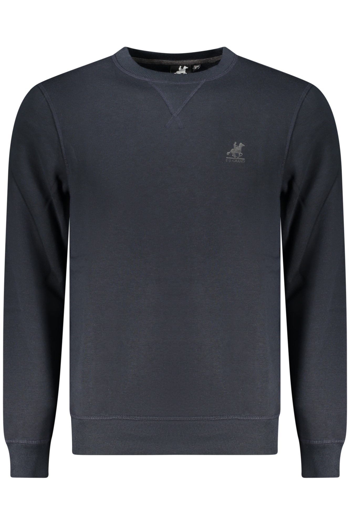US GRAND Herren-Sweatshirt mit Reißverschluss, blau