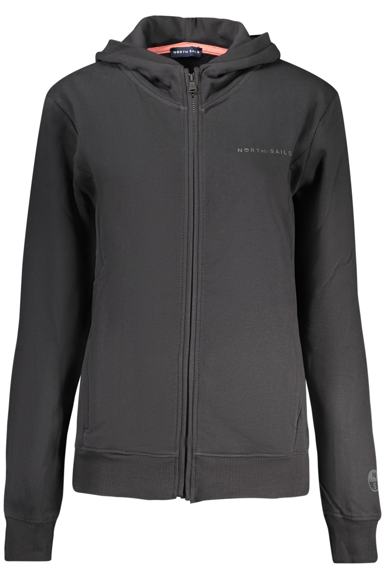 NORTH SAILS DAMEN-SWEATSHIRT MIT REISSVERSCHLUSS, SCHWARZ