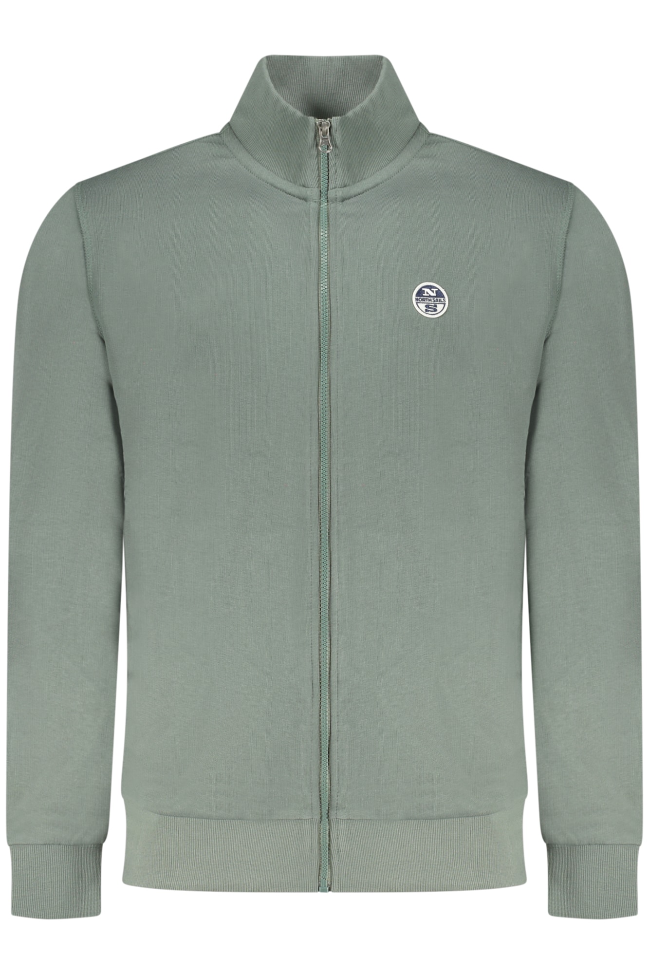 NORTH SAILS HERREN GRÜNES SWEATSHIRT MIT REISSVERSCHLUSS