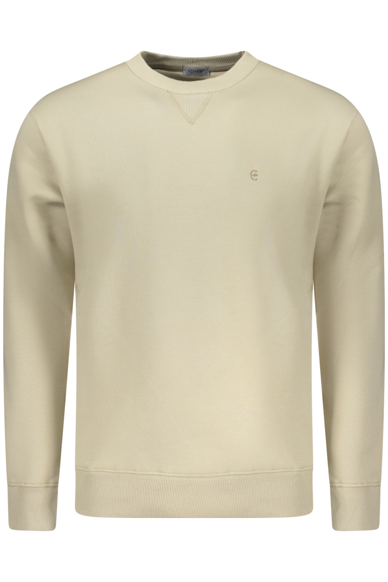 COVERI MOVING Herren-Sweatshirt ohne Reißverschluss, Beige