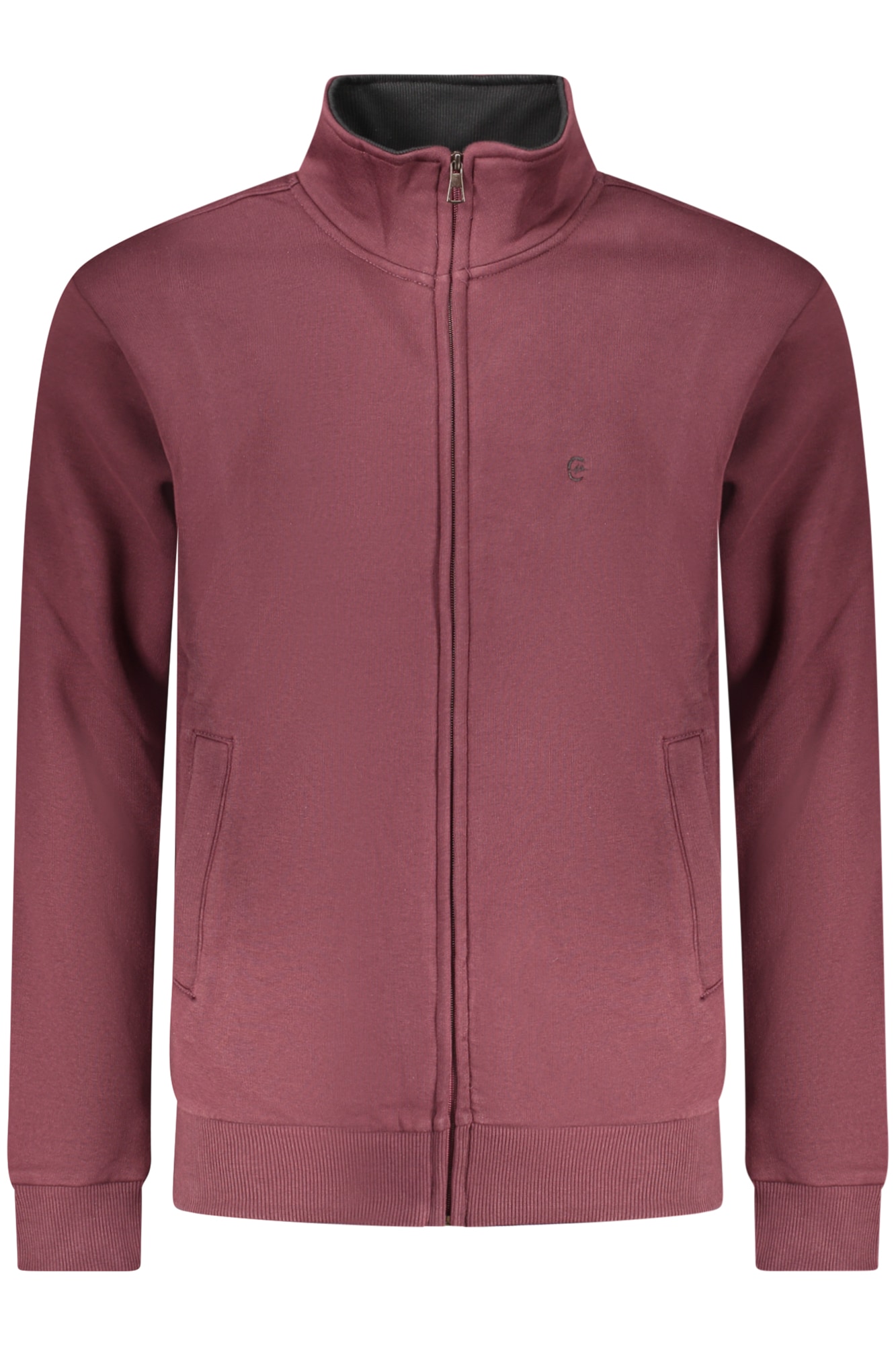 COVERI MOVING Herren-Sweatshirt mit Reißverschluss, rot