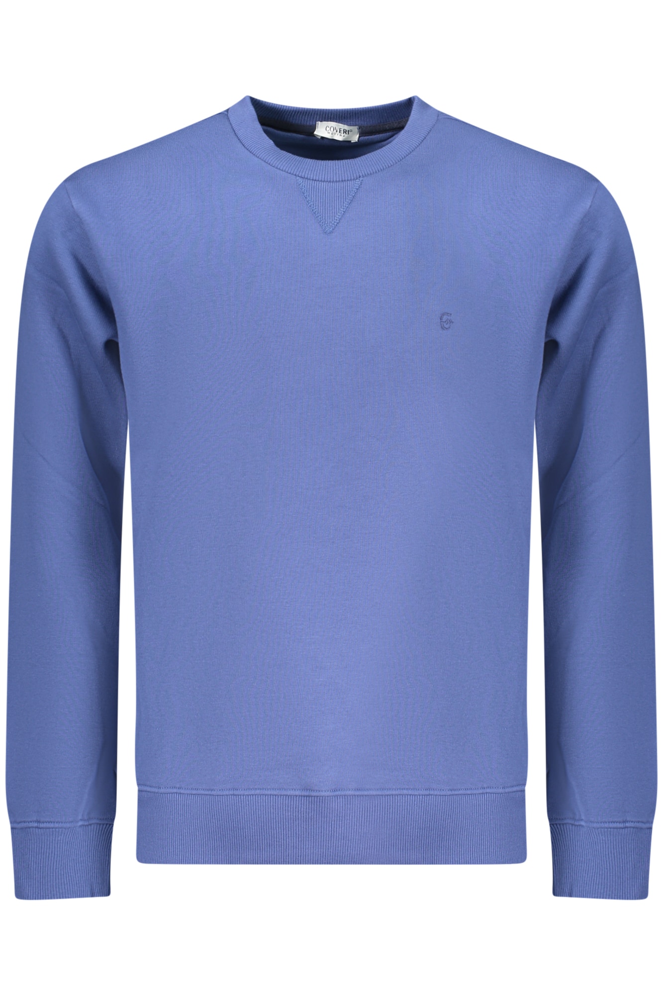 COVERI MOVING HERREN BLAUES SWEATSHIRT OHNE REISSVERSCHLUSS