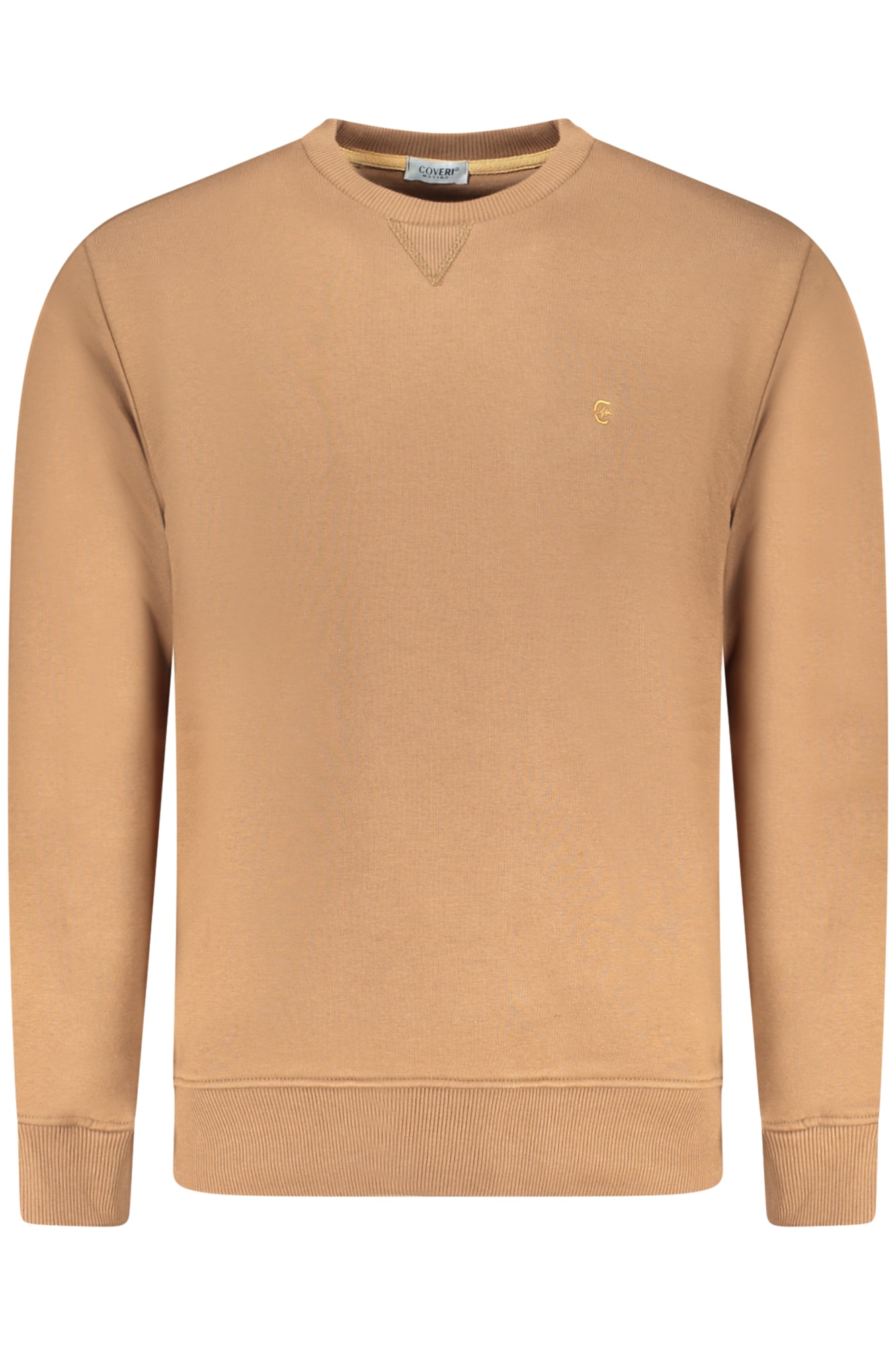 COVERI MOVING HERREN-SWEATSHIRT, BRAUN, MIT REISSVERSCHLUSS