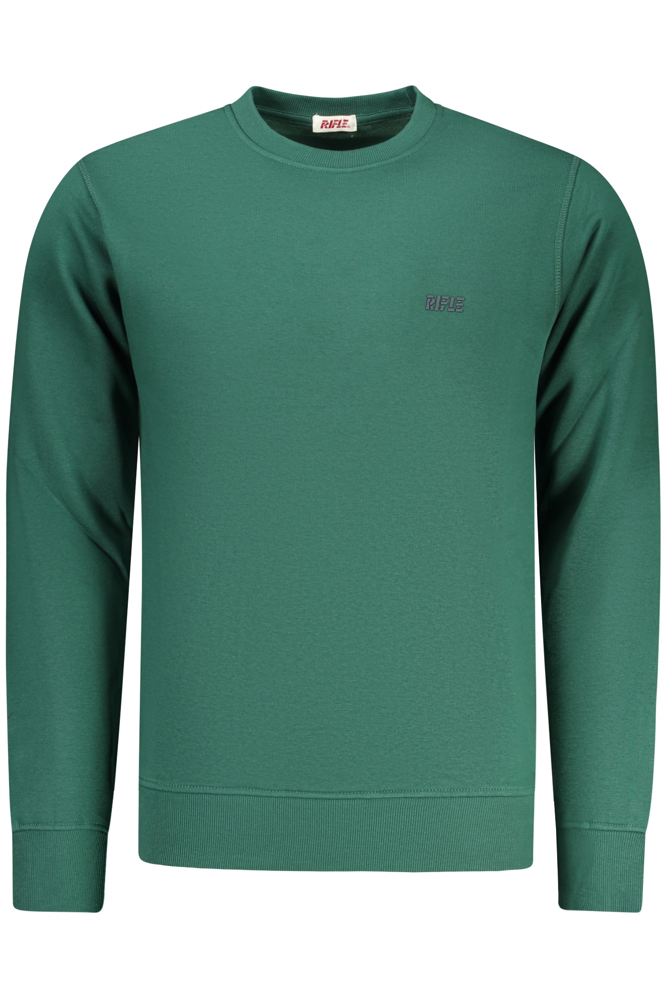 RIFLE Herren-Sweatshirt mit Reißverschluss, grün