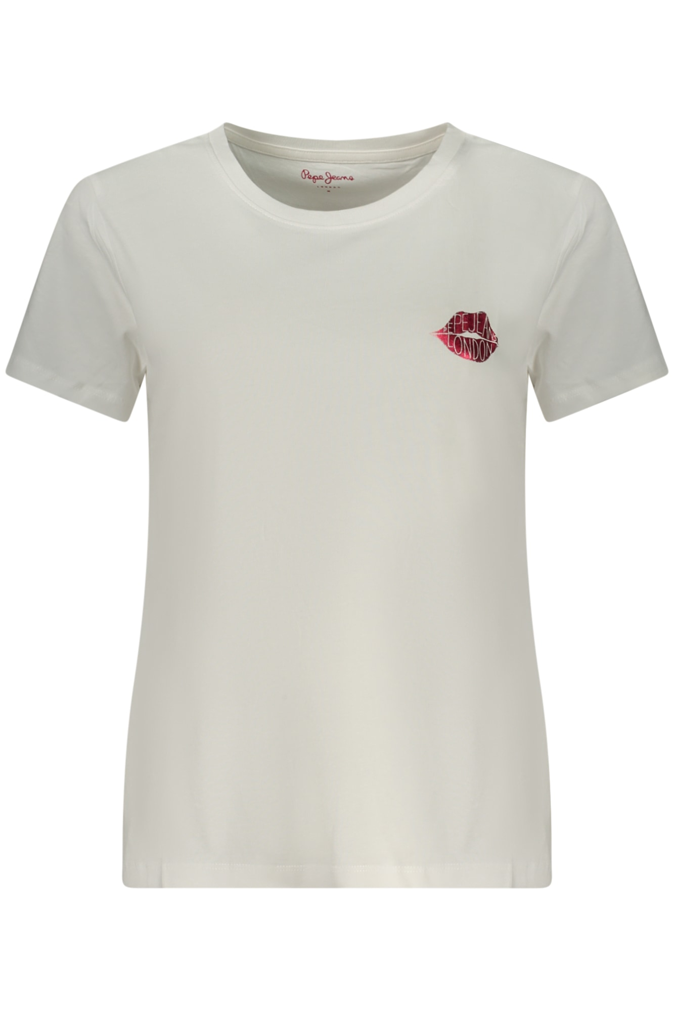 PEPE JEANS DAMEN KURZARM-T-SHIRT WEISS