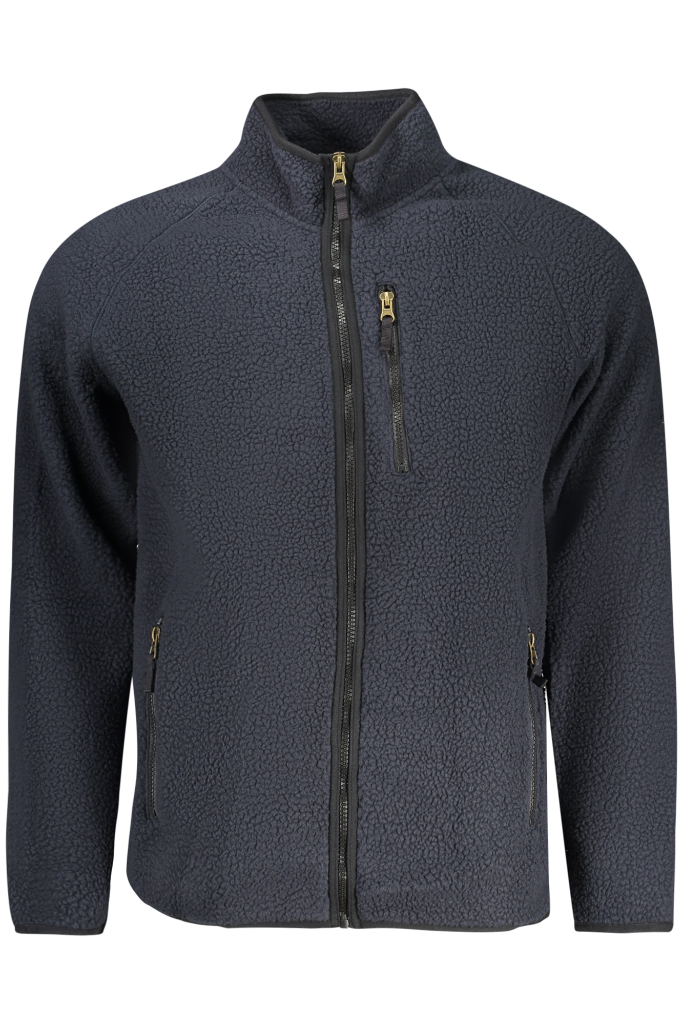 US GRAND Herren-Sweatshirt mit Reißverschluss, blau