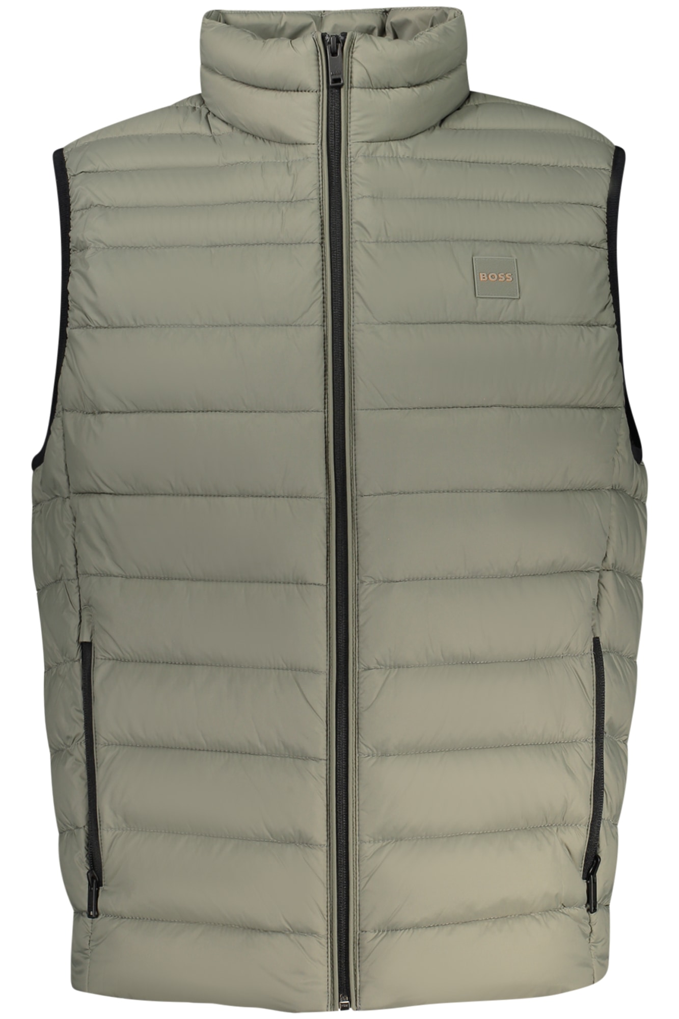 BOSS Herren grüne ärmellose Jacke