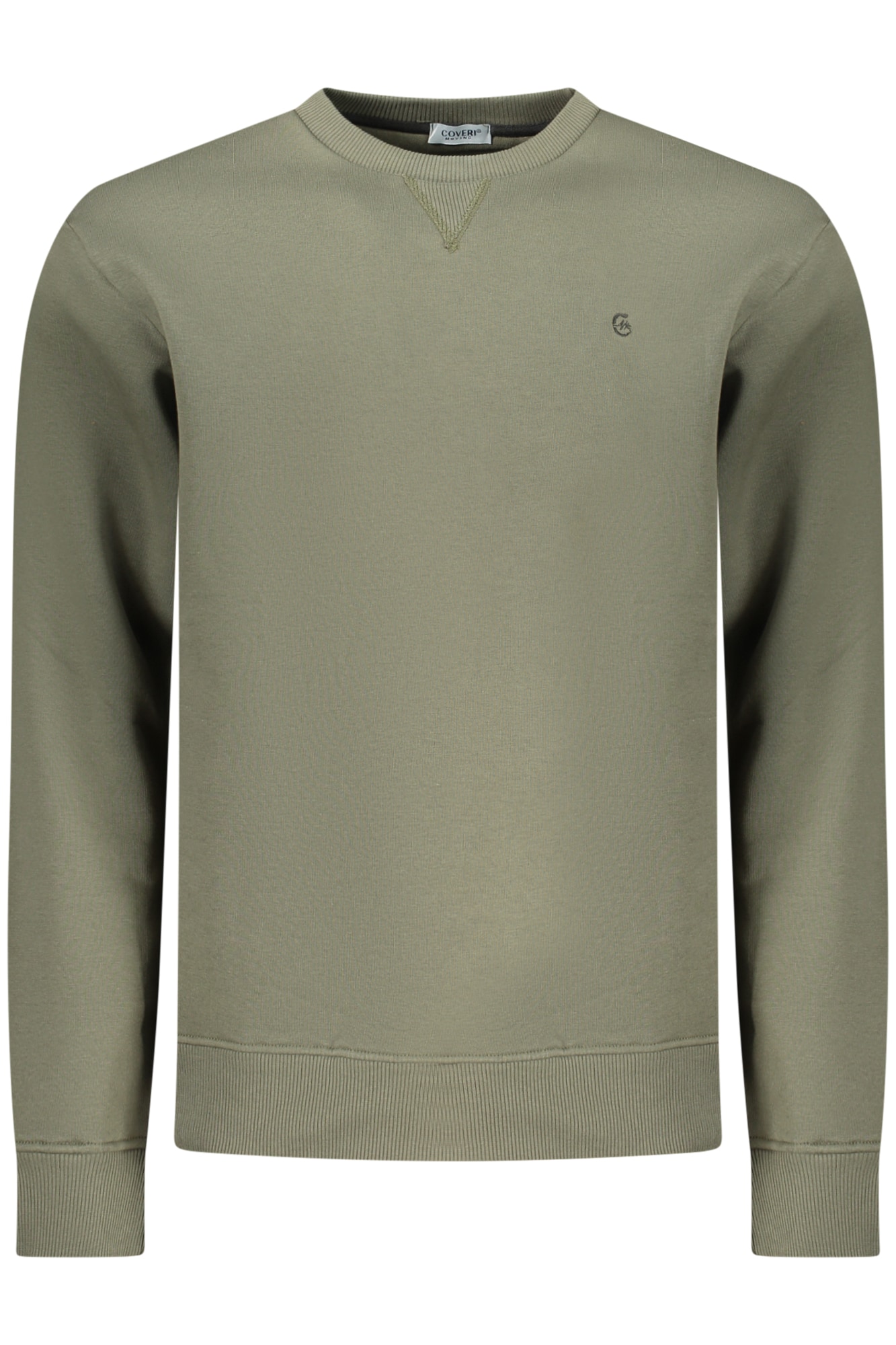 COVERI MOVING HERREN-SWEATSHIRT OHNE REISSVERSCHLUSS GRÜN