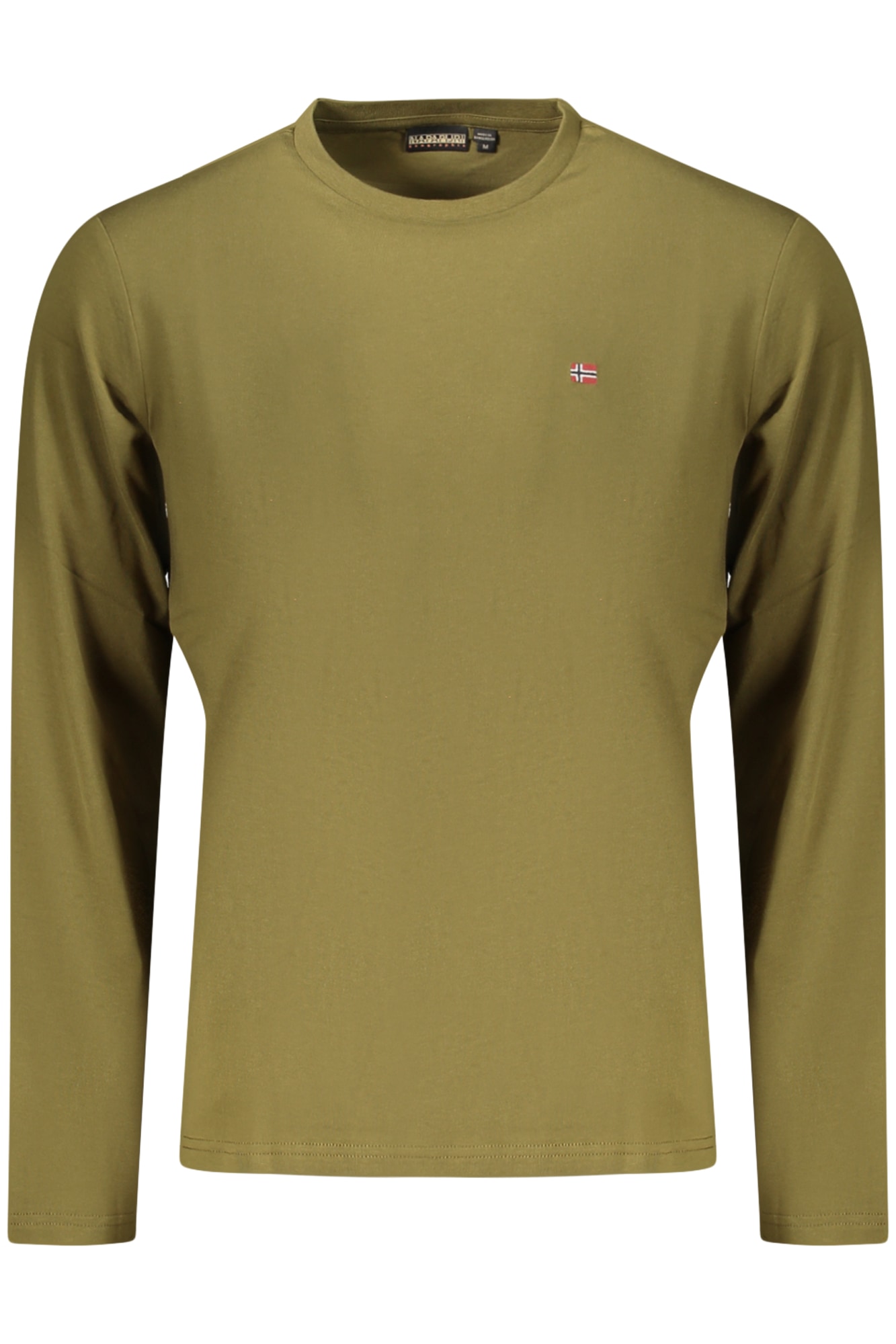 NAPAPIJRI Herren Langarm-T-Shirt Grün