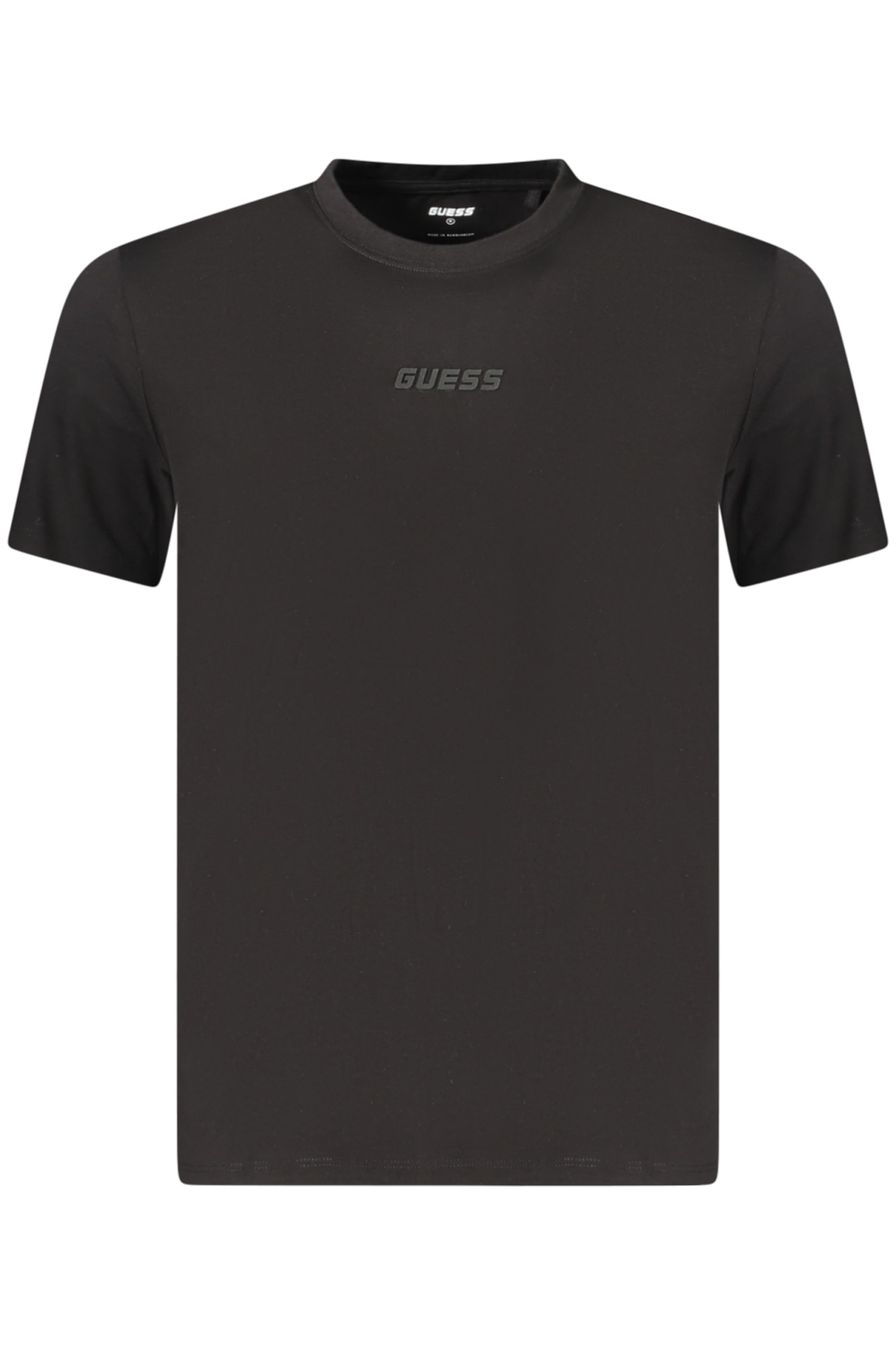 GUESS JEANS Herren Kurzarm-T-Shirt Schwarz