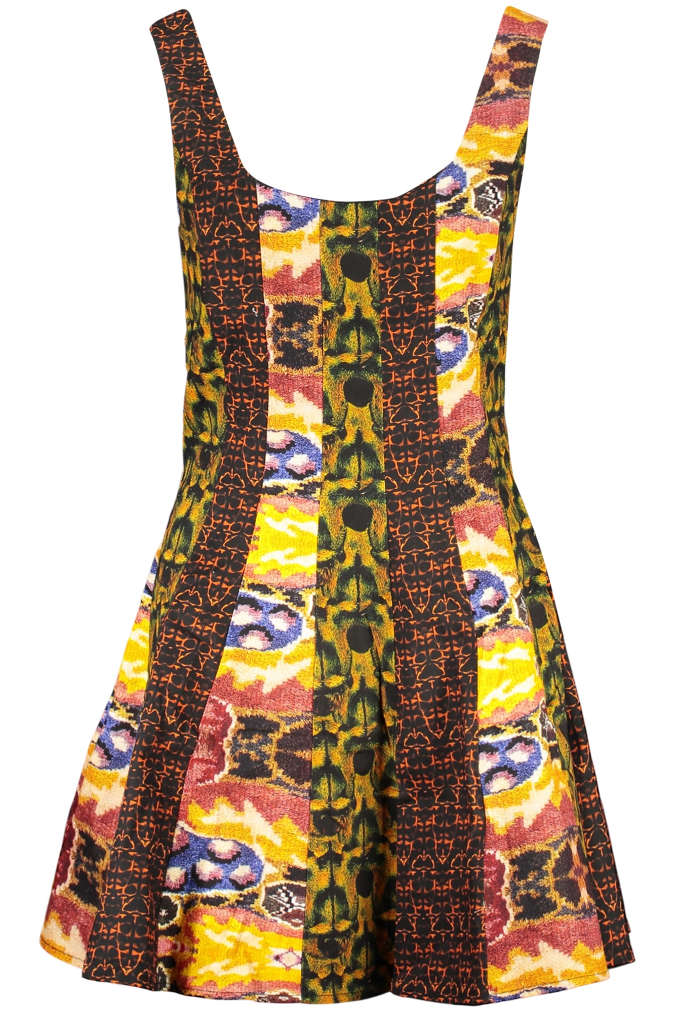 DESIGUAL KURZES KLEID FÜR DAMEN IN GELB