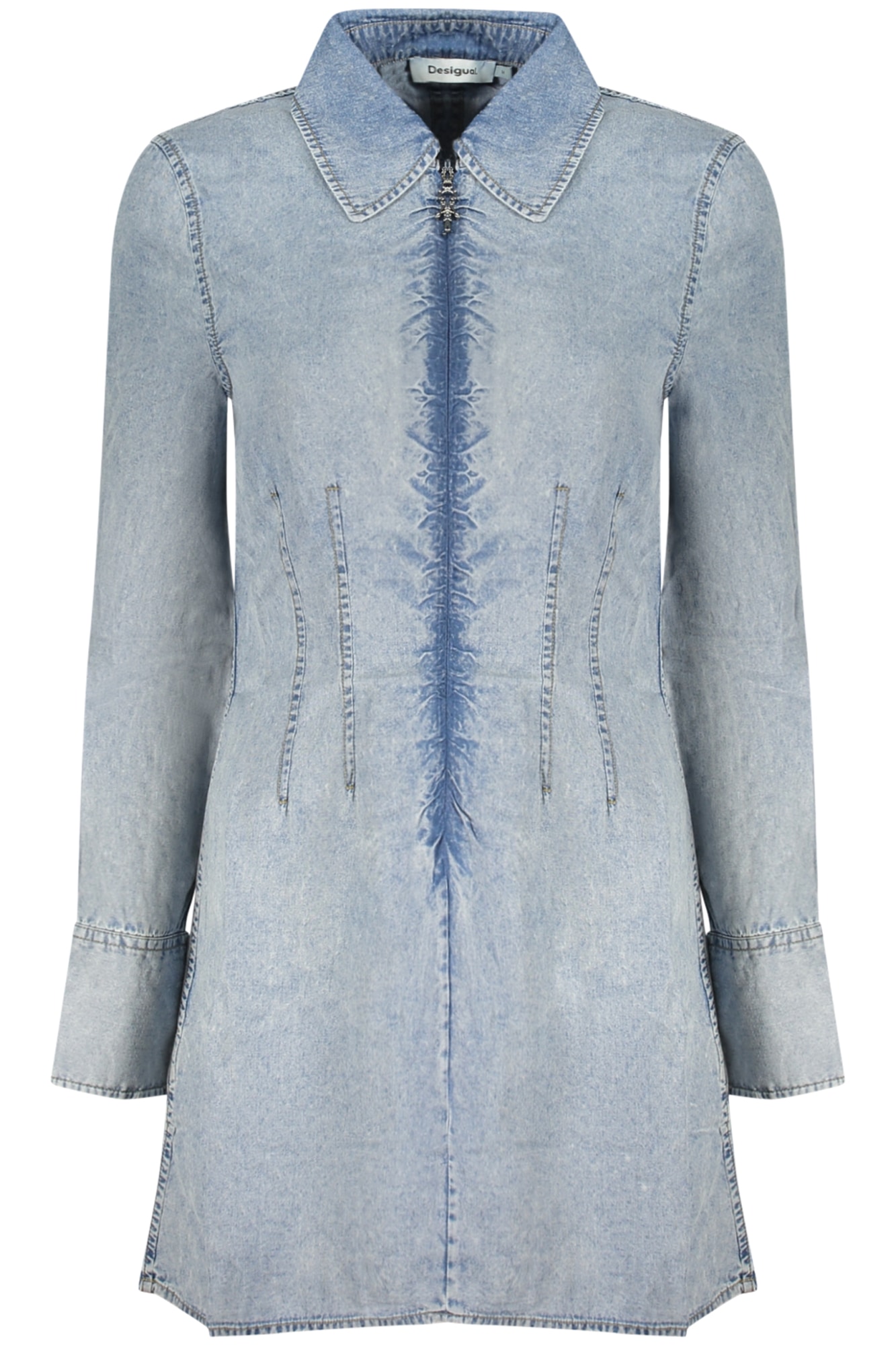 DESIGUAL DAMEN KURZES KLEID, BLAU