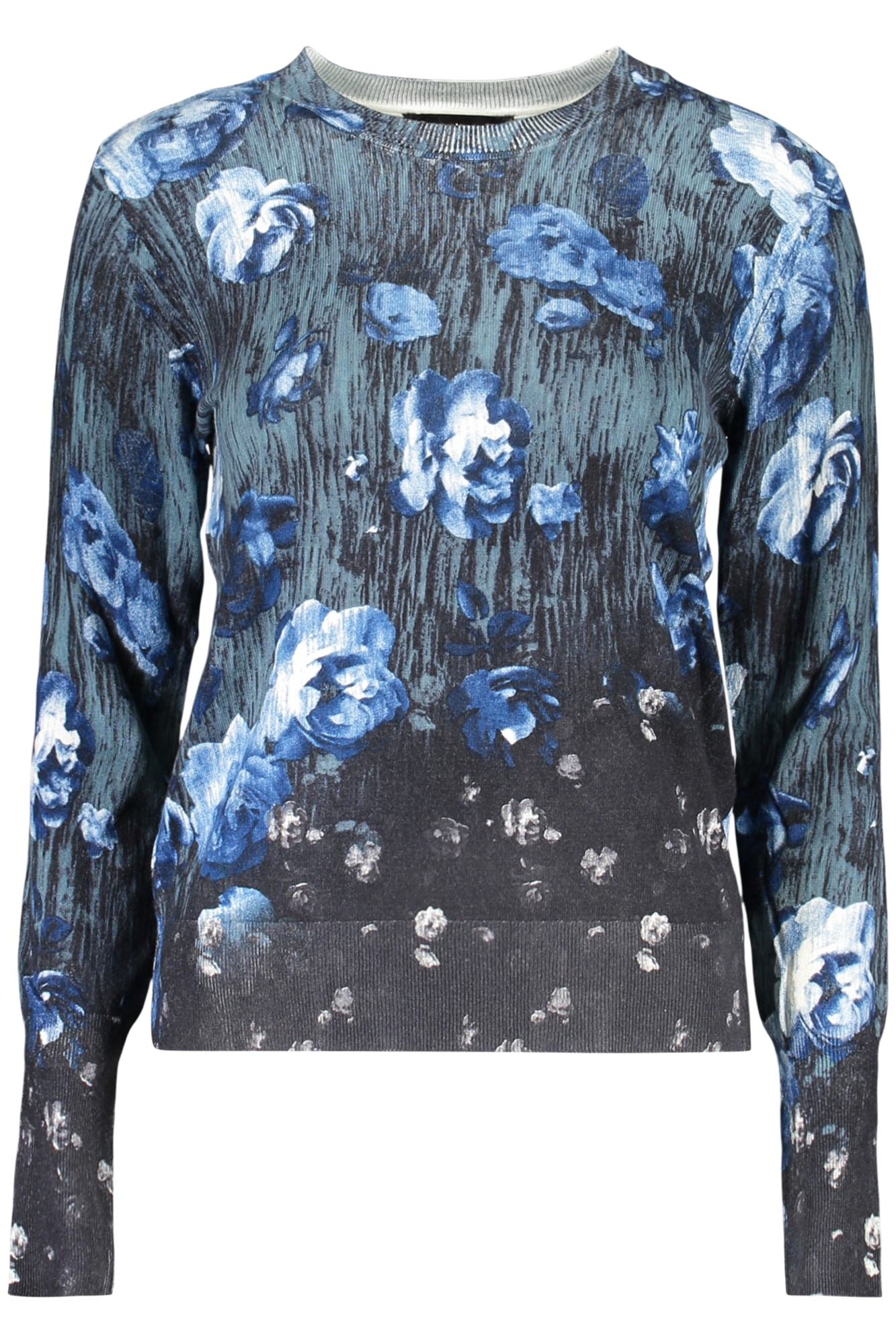 DESIGUAL DAMEN BLAUER PULLOVER