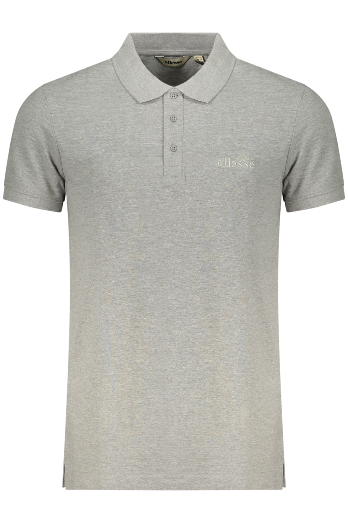 ELLESSE Herren-Poloshirt mit kurzen Ärmeln, Grau