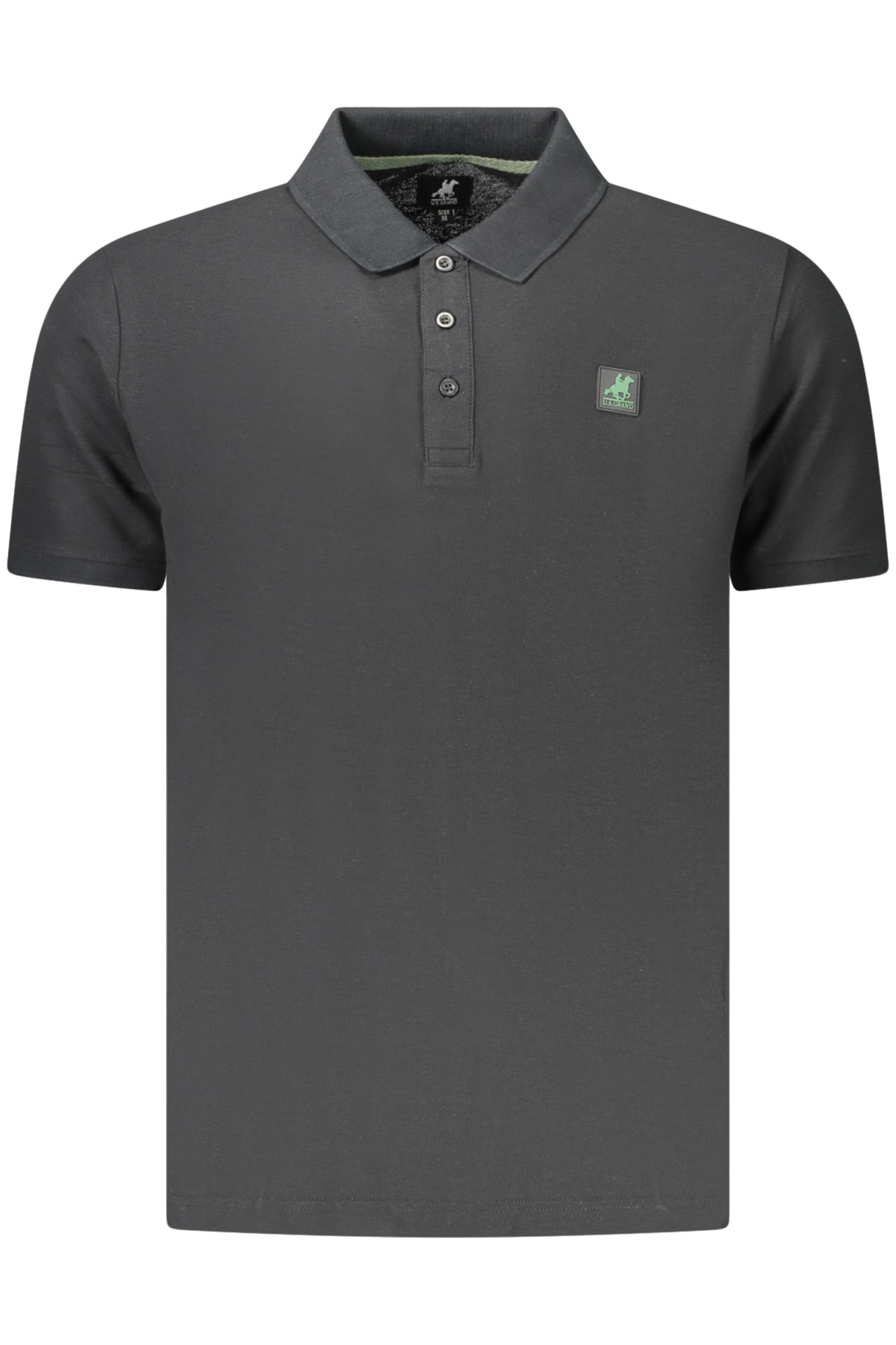 US GRAND POLO Kurzarm Herren Schwarz