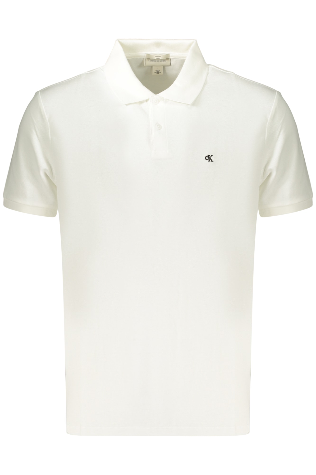CALVIN KLEIN HERREN-POLOSHIRT MIT KURZEN ÄRMELN, WEISS