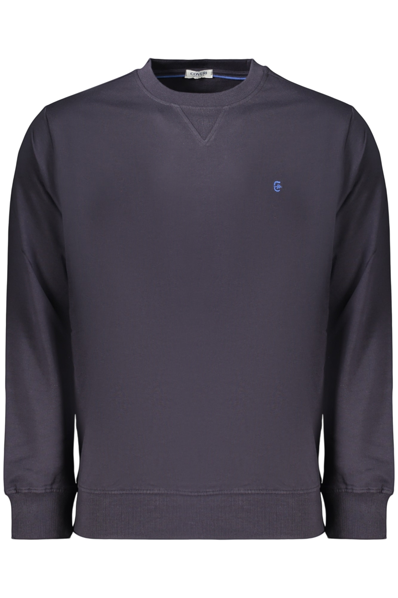 COVERI MOVING HERREN BLAUES SWEATSHIRT OHNE REISSVERSCHLUSS
