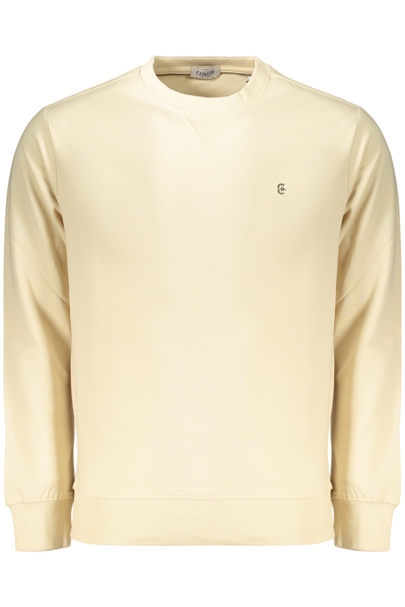 COVERI MOVING Herren-Sweatshirt ohne Reißverschluss, Beige