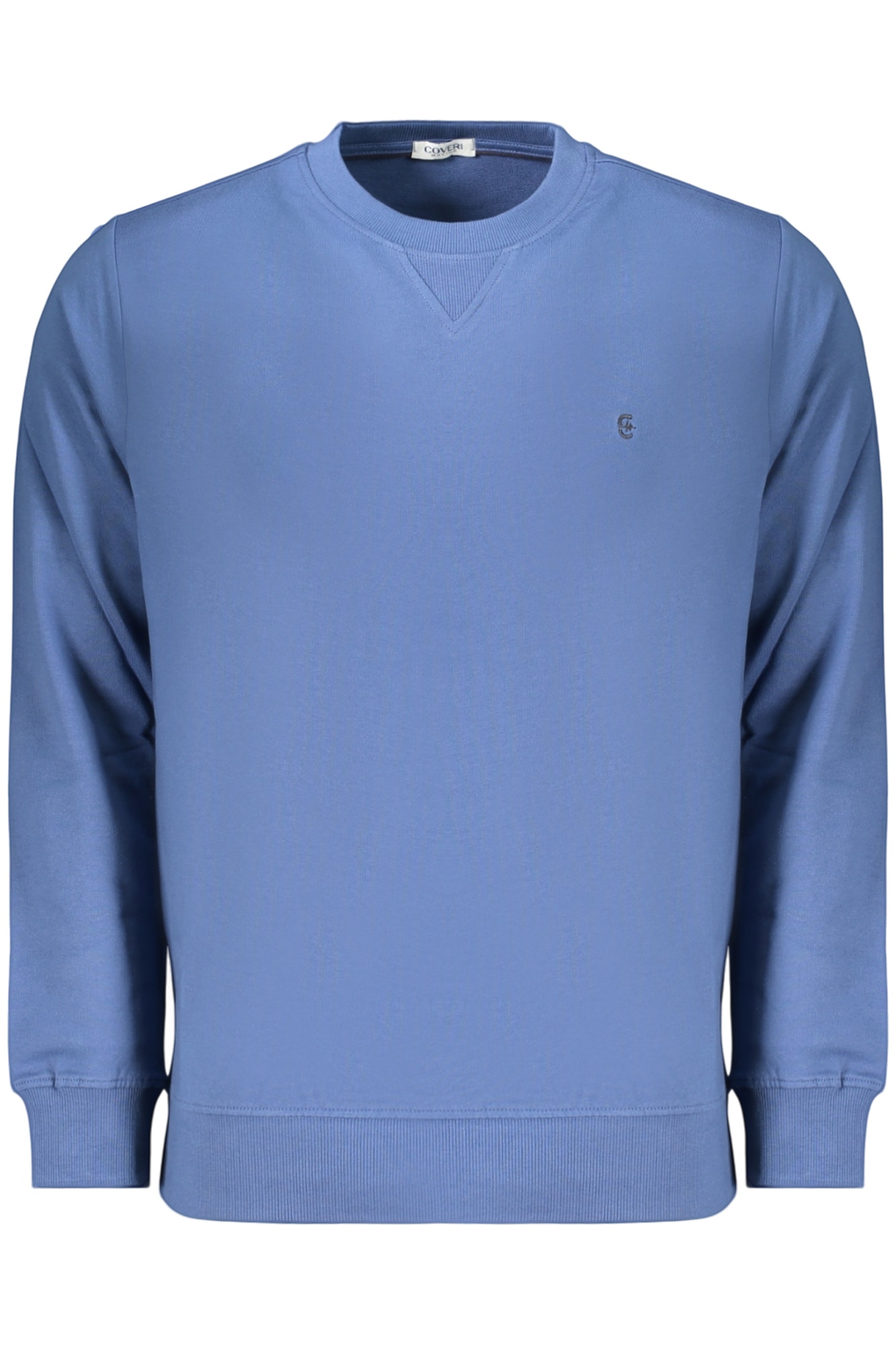 COVERI MOVING HERREN BLAUES SWEATSHIRT OHNE REISSVERSCHLUSS