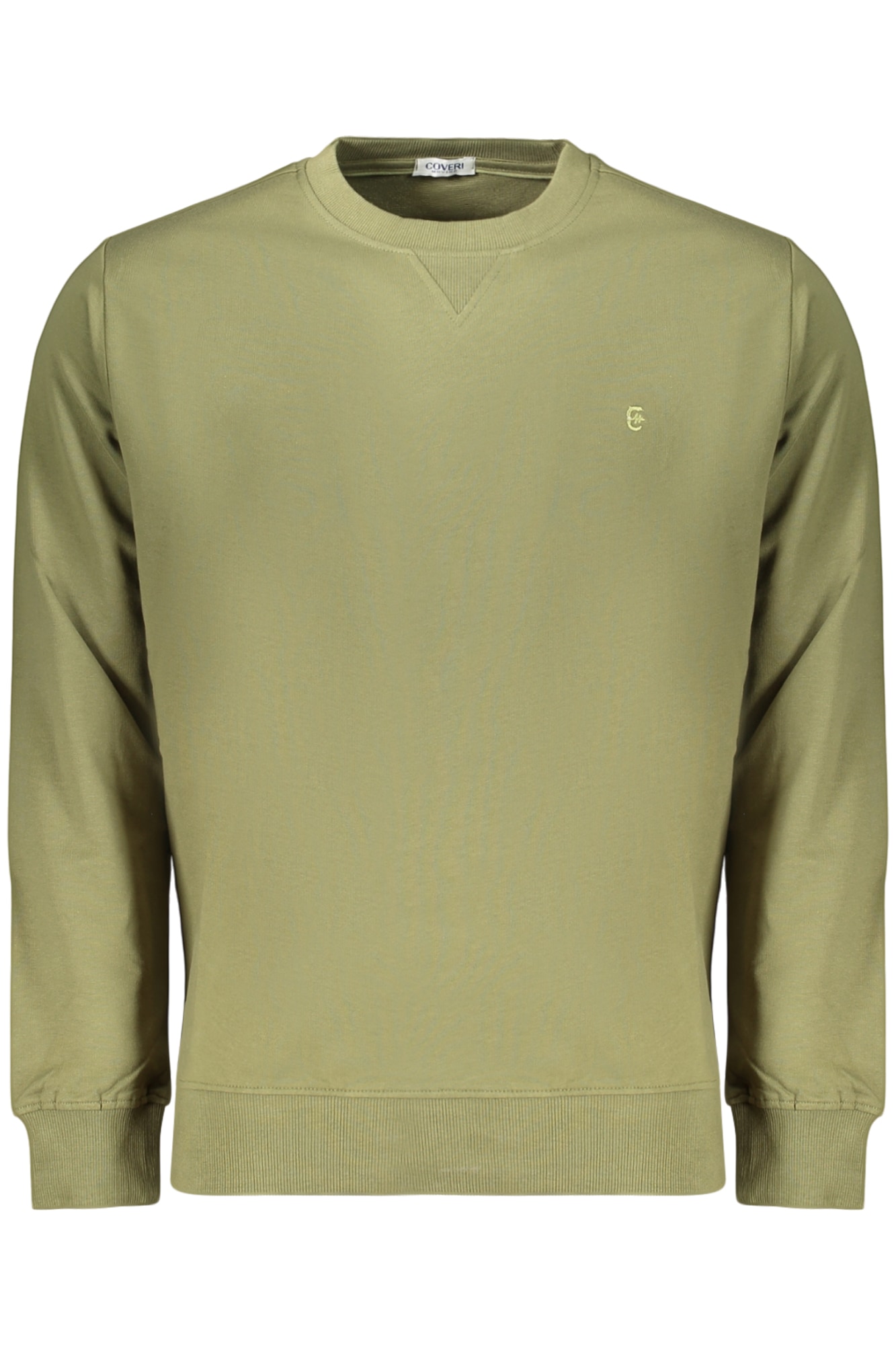 COVERI MOVING HERREN-SWEATSHIRT OHNE REISSVERSCHLUSS GRÜN