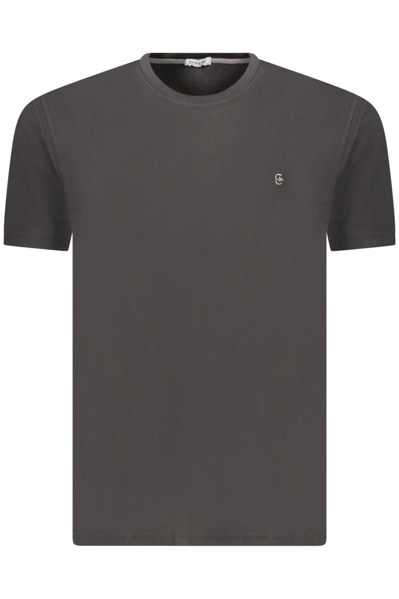 COVERI MOVING Herren-Kurzarm-T-Shirt, Schwarz