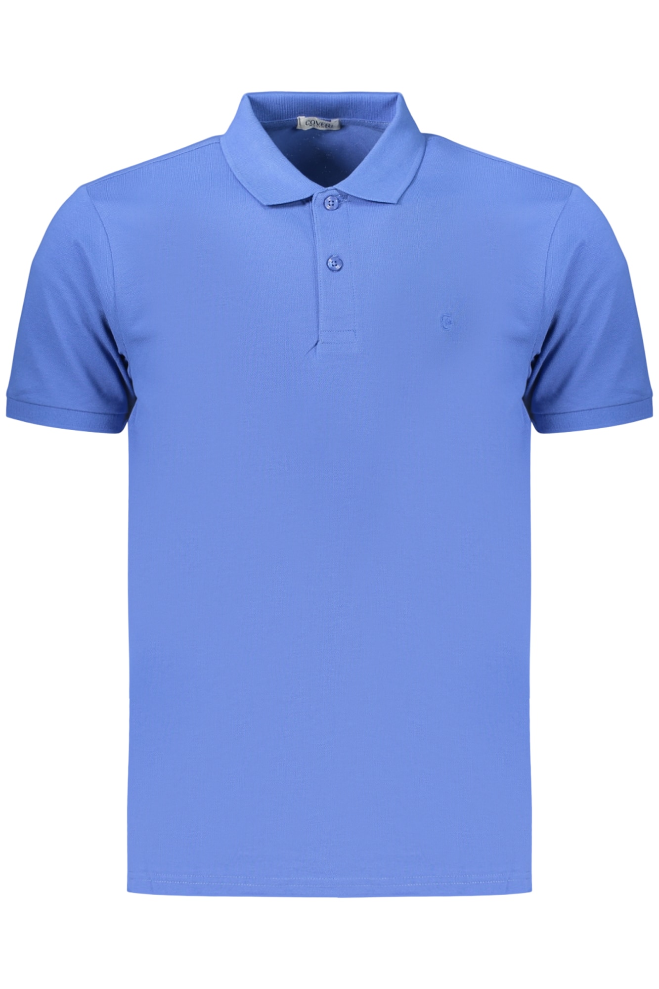 COVERI MOVING Herren-Poloshirt mit kurzen Ärmeln, blau