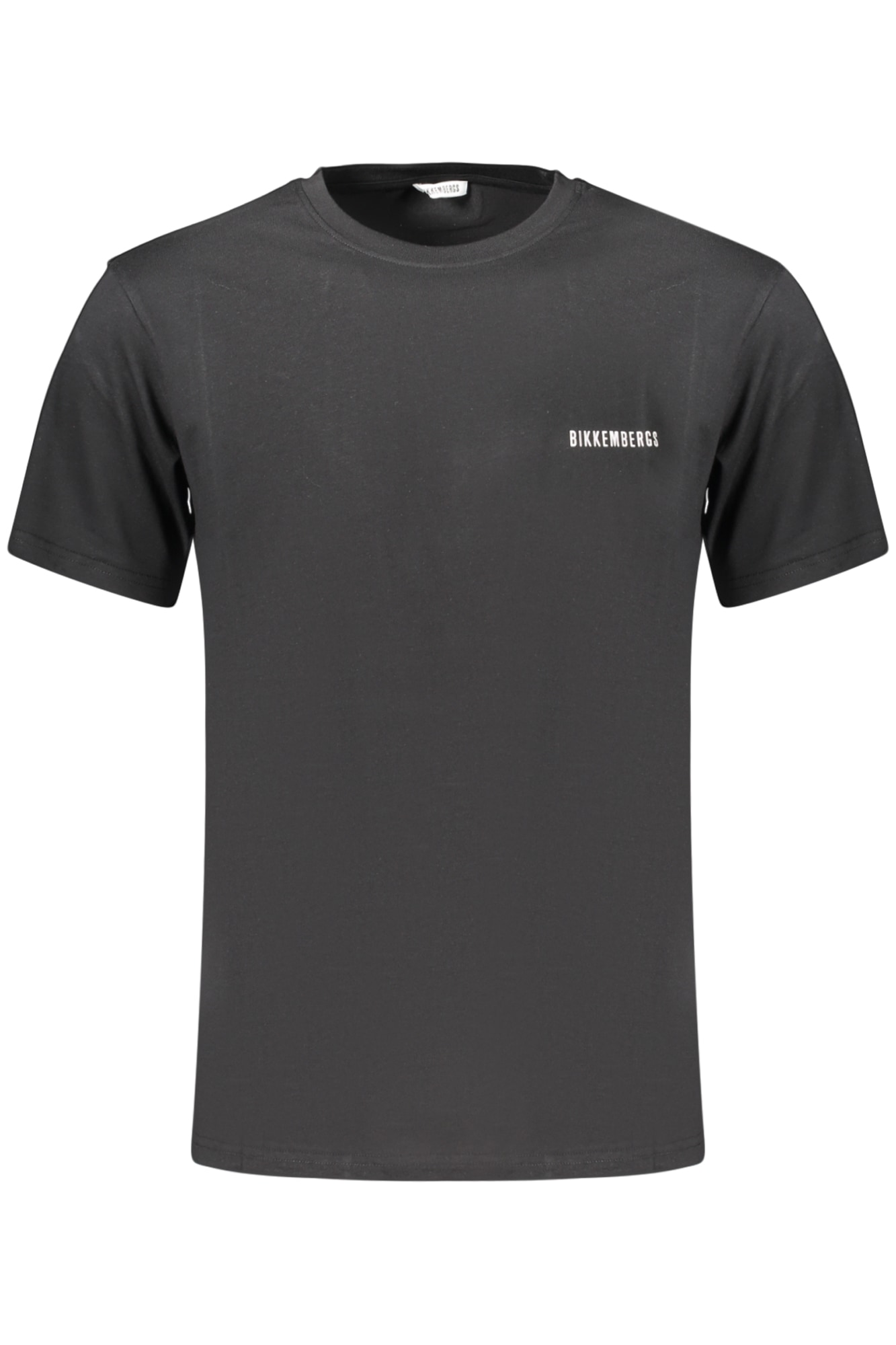 BIKKEMBERGS Herren Kurzarm-T-Shirt Schwarz