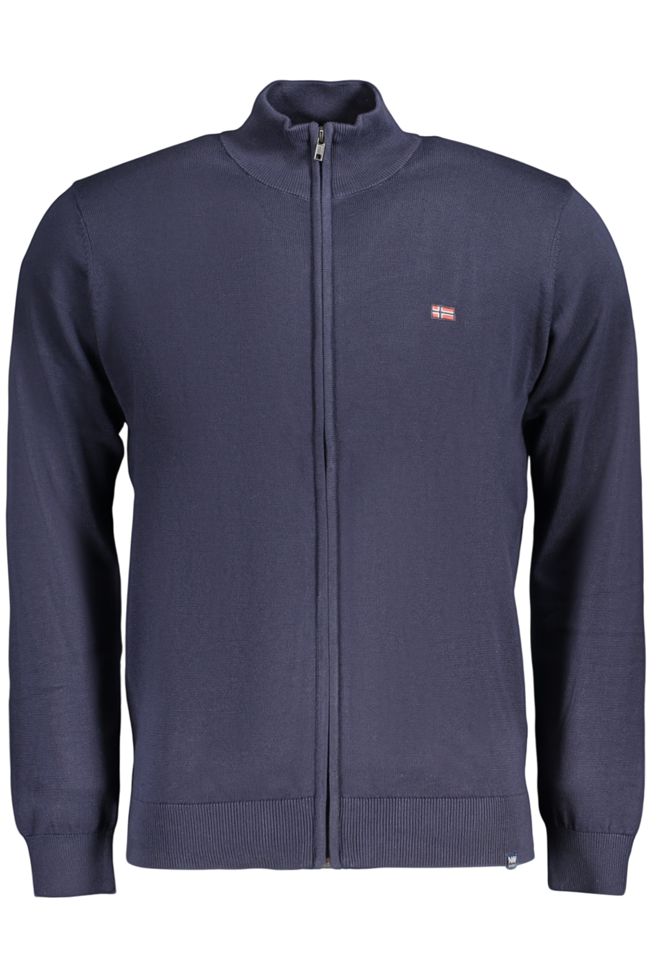 NORWEGEN 1963 HERREN BLAUER STRICKJACKE