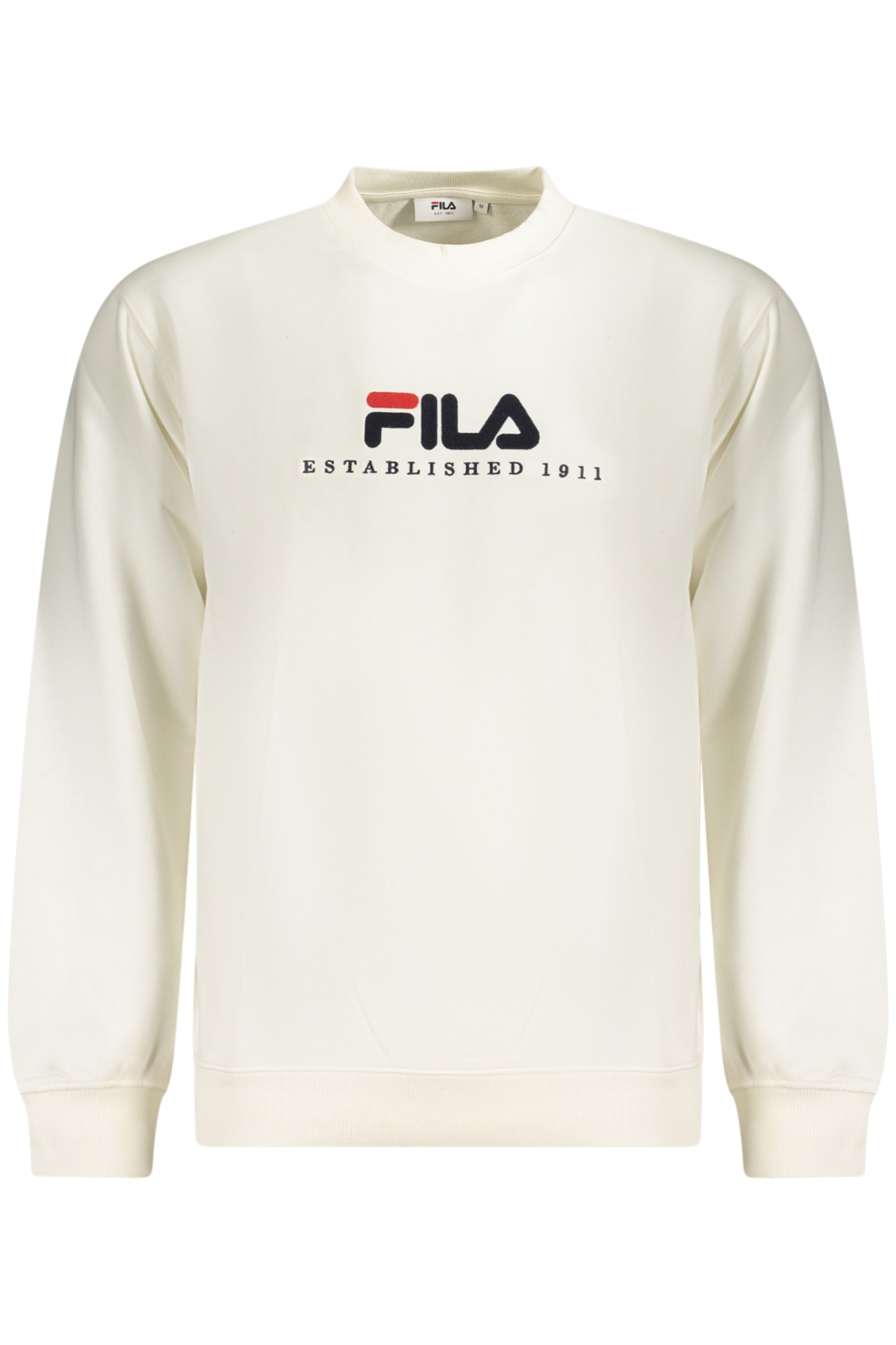 FILA Herren-Sweatshirt mit Reißverschluss, weiß