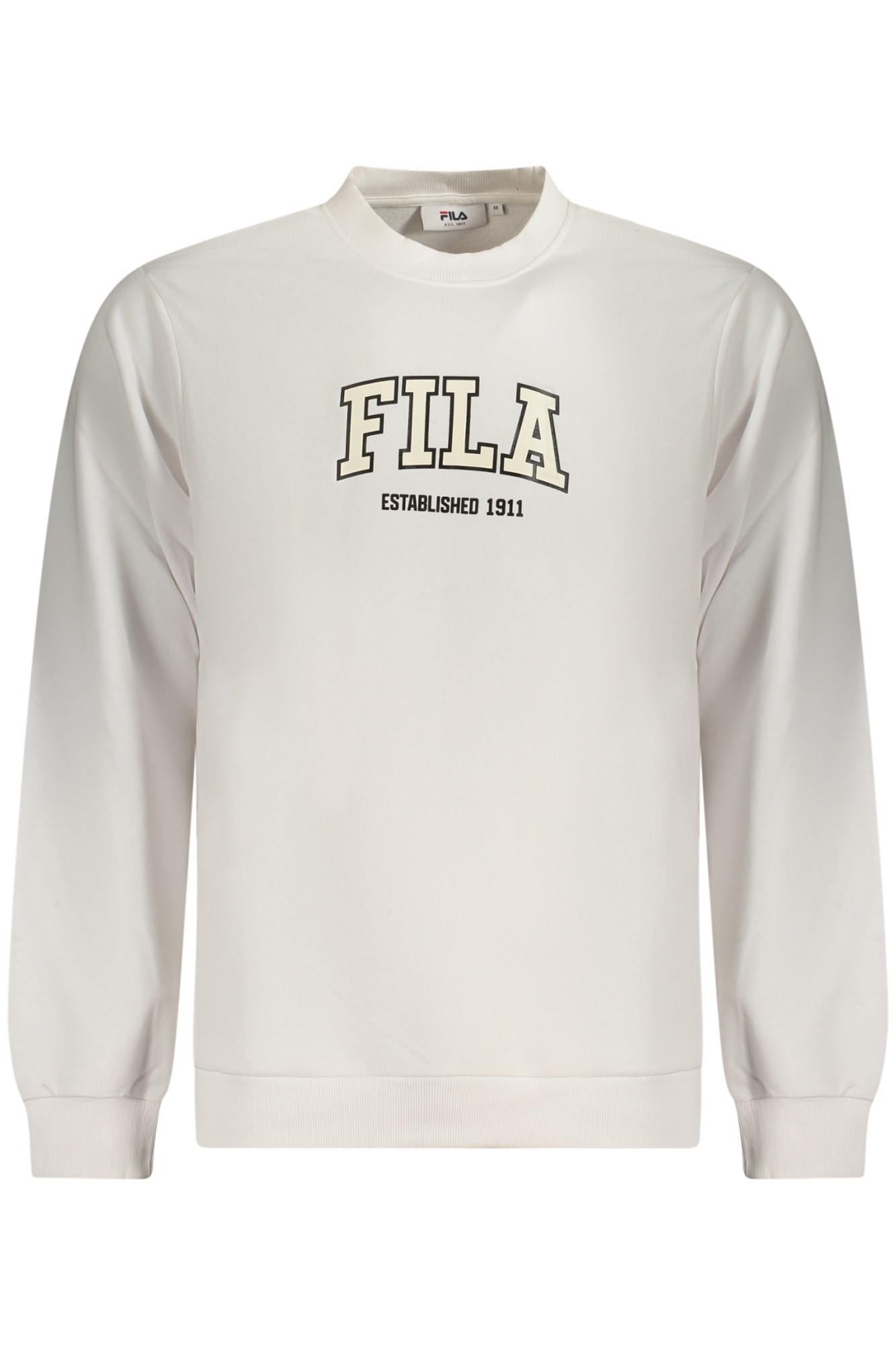 FILA Herren-Sweatshirt mit Reißverschluss, weiß