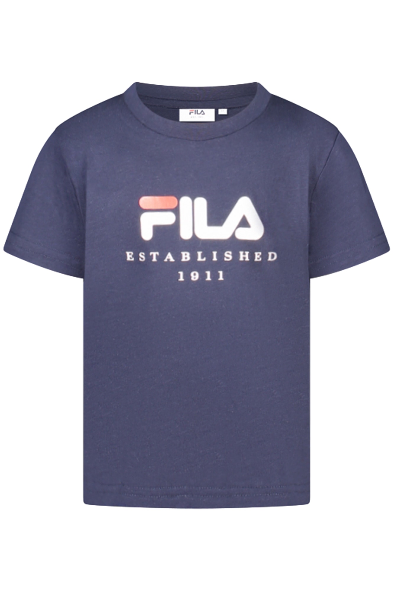 FILA Mädchen-T-Shirt mit kurzen Ärmeln, blau