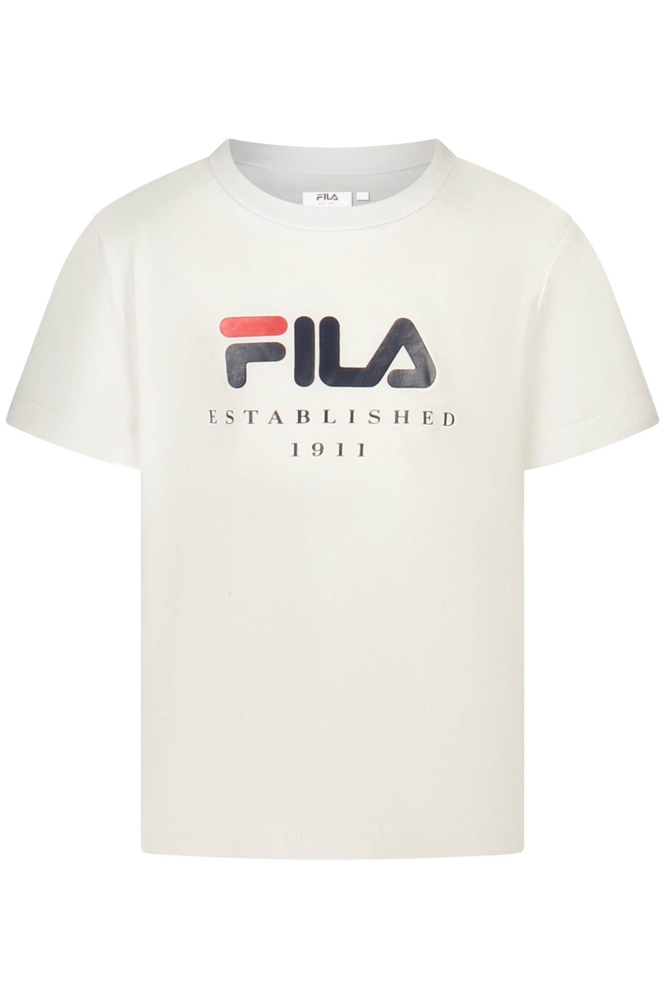 FILA Kurzarm-T-Shirt für Mädchen, weiß