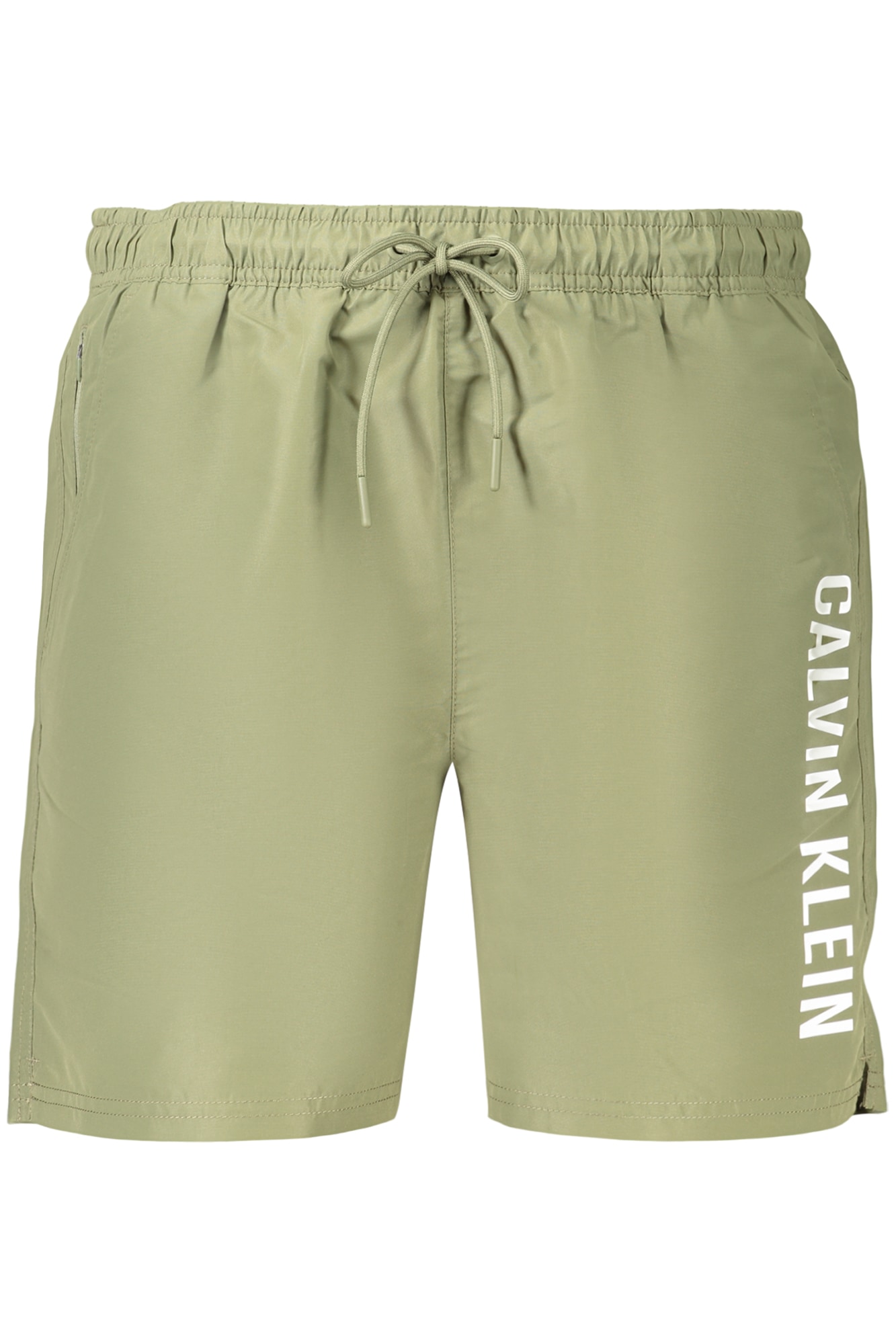 CALVIN KLEIN HERREN BADEANZUG MIT GRÜNEM UNTERTEIL