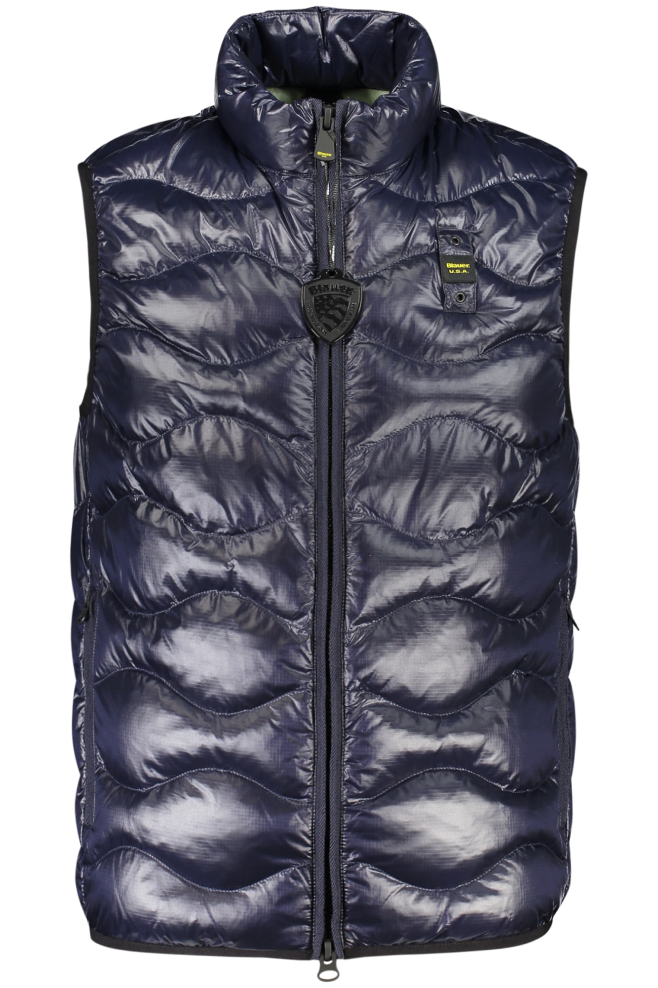 BLAUER APPAREL HERREN BLAUE ÄRMELLOSE JACKE