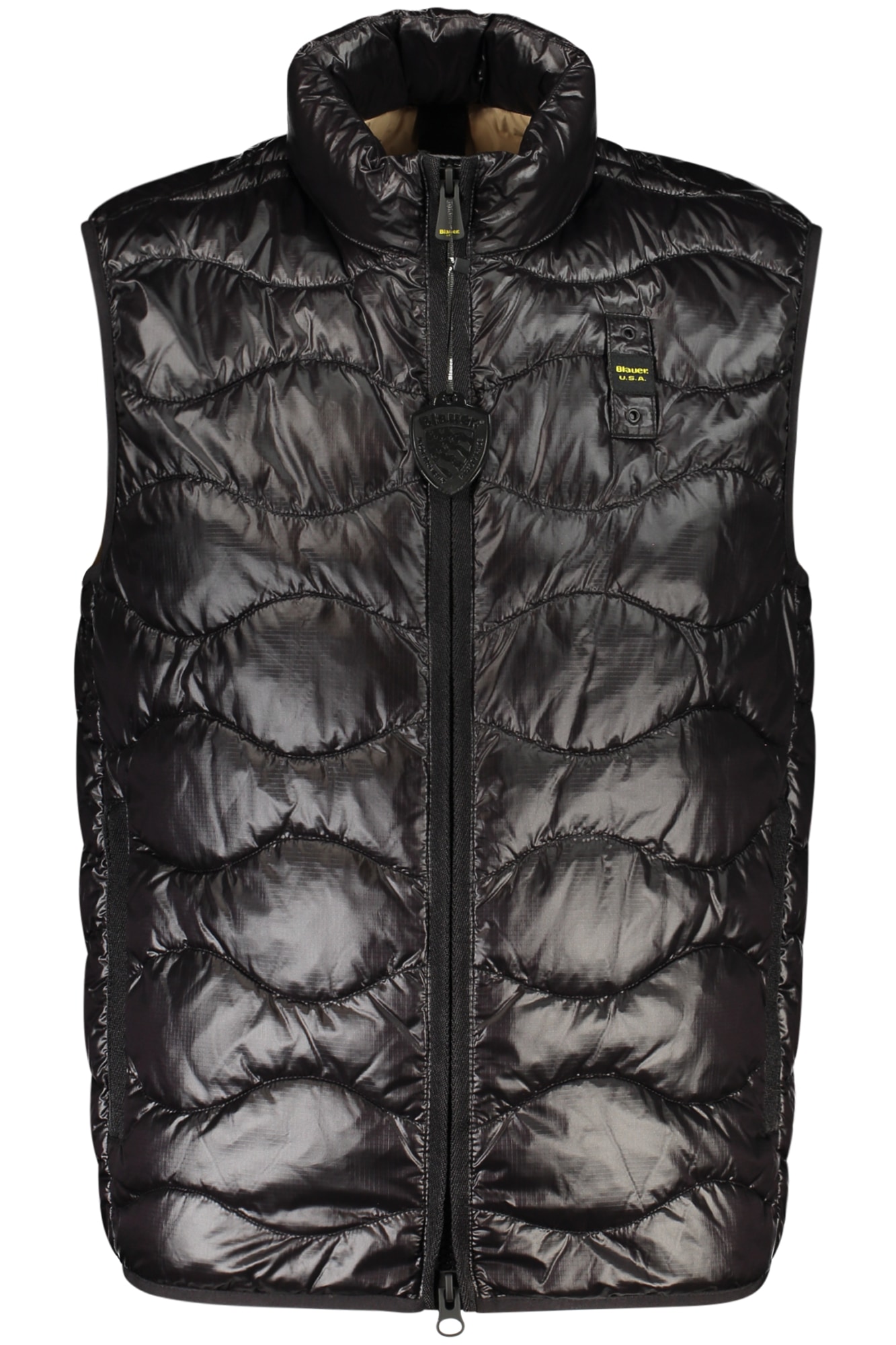 BLAUER APPAREL HERREN ÄRMELLOSE JACKE IN SCHWARZ