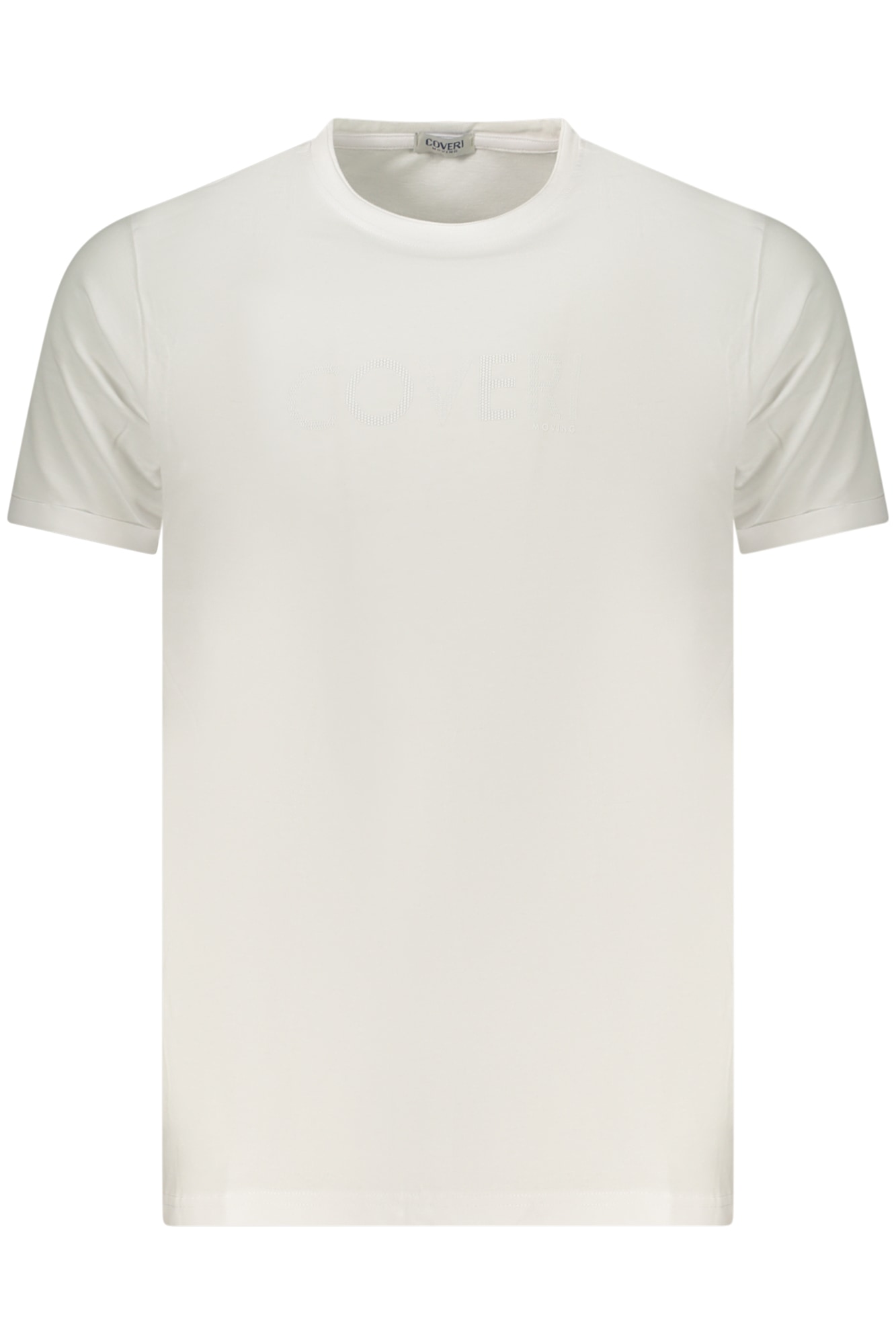 COVERI MOVING Herren-Kurzarm-T-Shirt, weiß